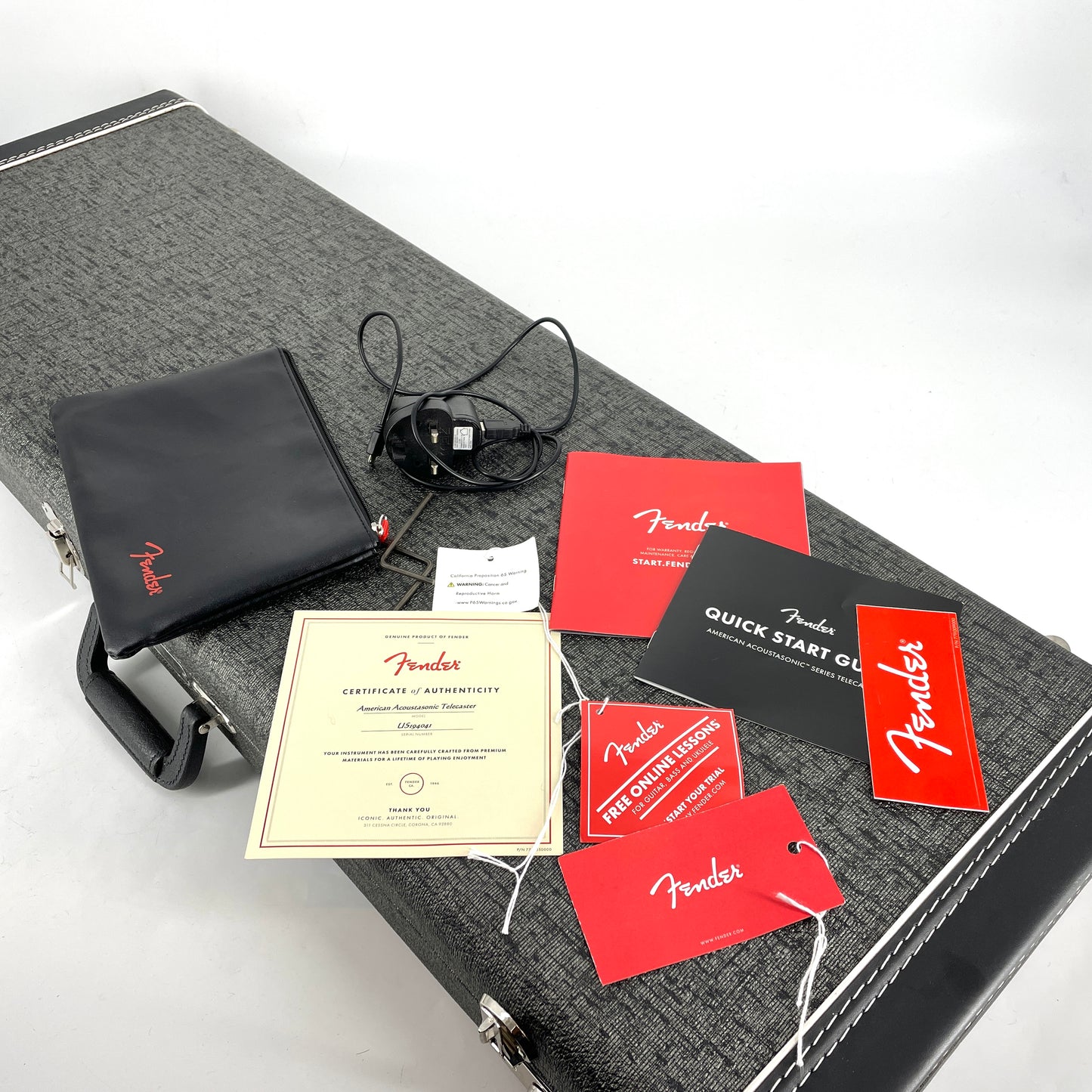 2019 Fender Acoustasonic Exotic Telecaster – Ziricote