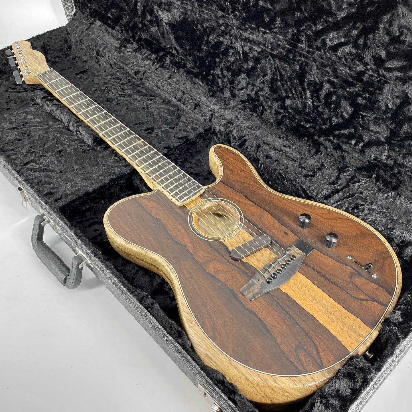2019 Fender Acoustasonic Exotic Telecaster – Ziricote