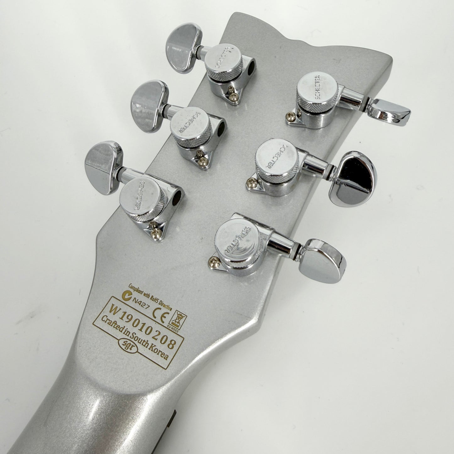2019 Schecter Solo II Custom - Silver (Custom Colour)