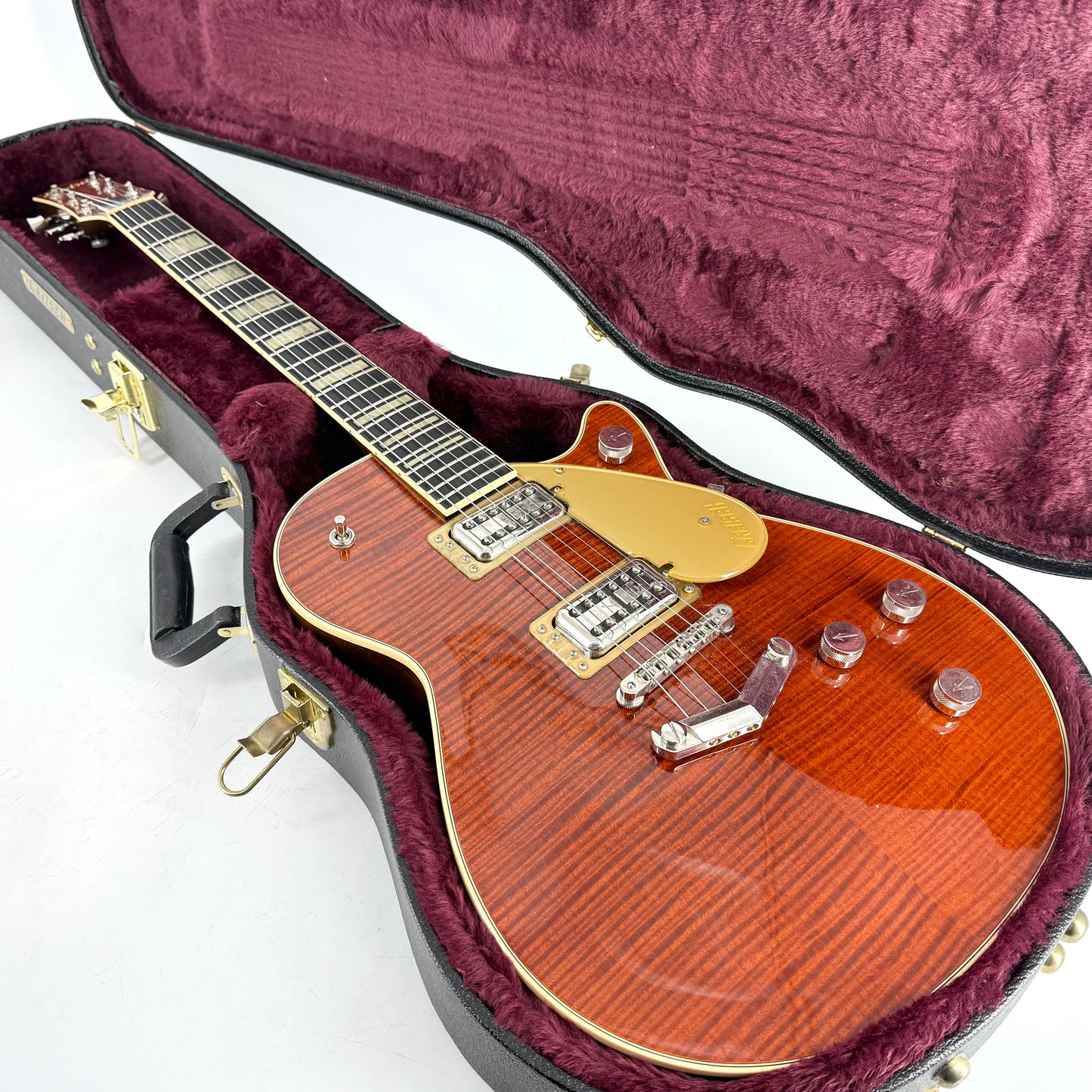 2018 Gretsch G6228FM Players Edition Jet - Bourbon Stain