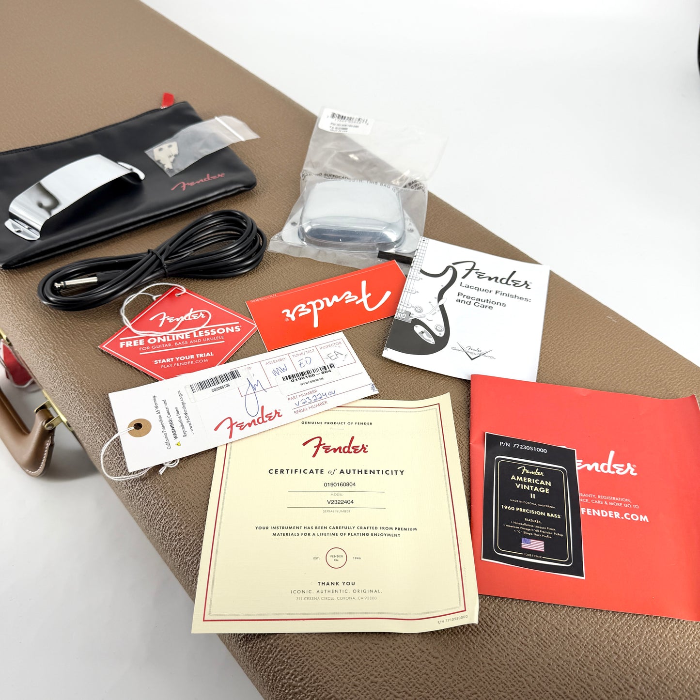 2023 Fender American Vintage II 1960 Precision Bass - Daphne Blue