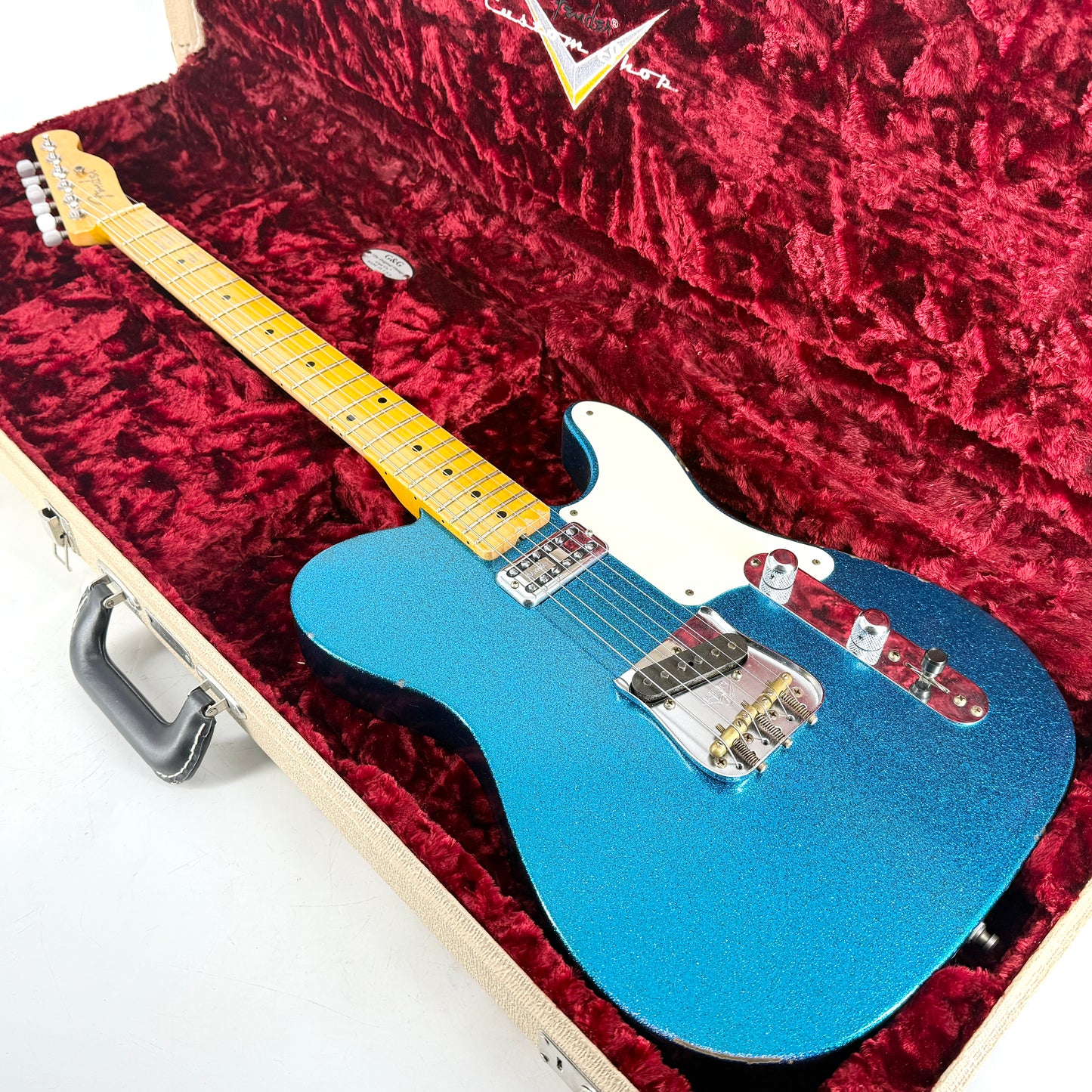 2015 Fender Custom Shop Limited Edition Caballo Tono Telecaster Relic – Lake Placid Blue Sparkle