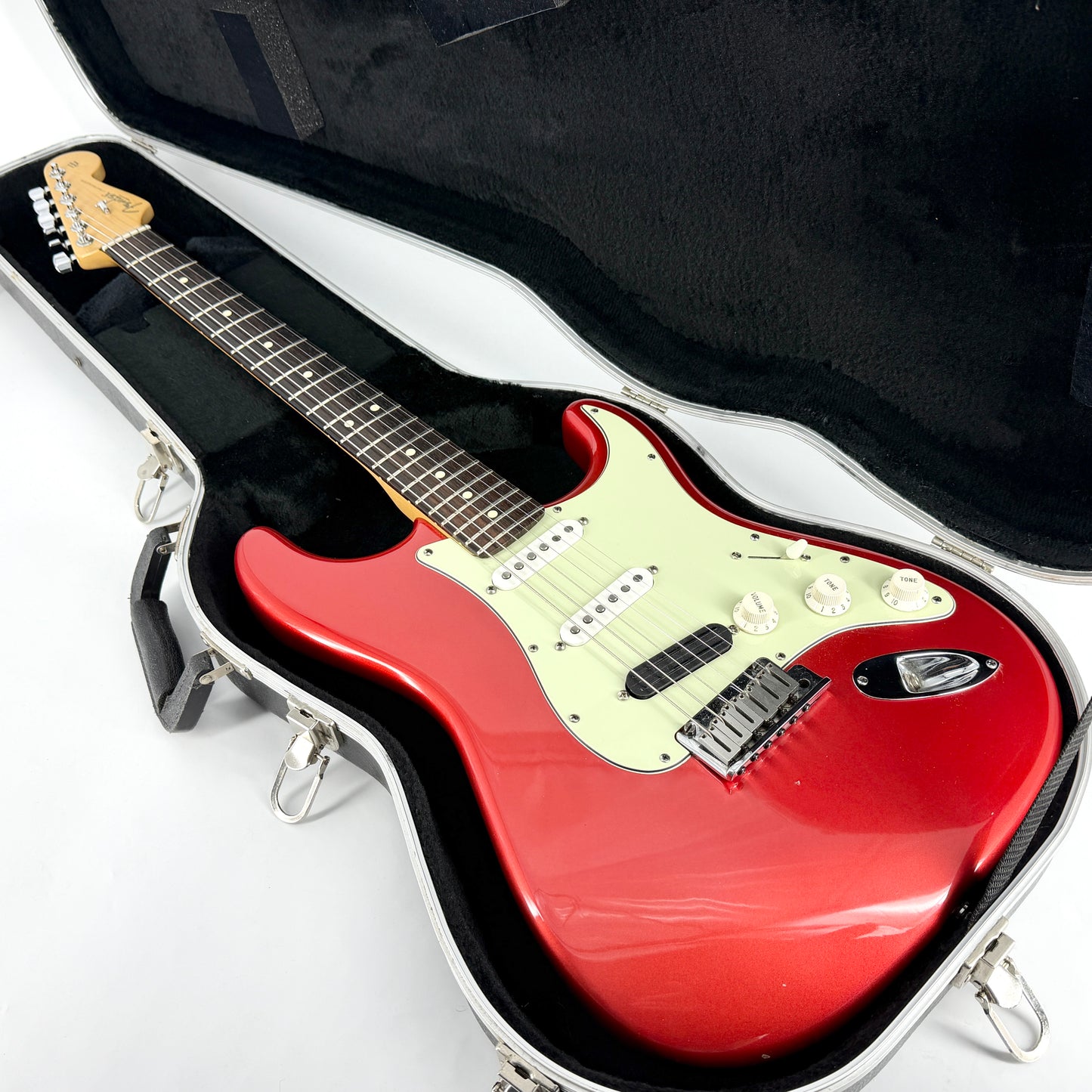 2001 Fender American Series Stratocaster – Chrome Red