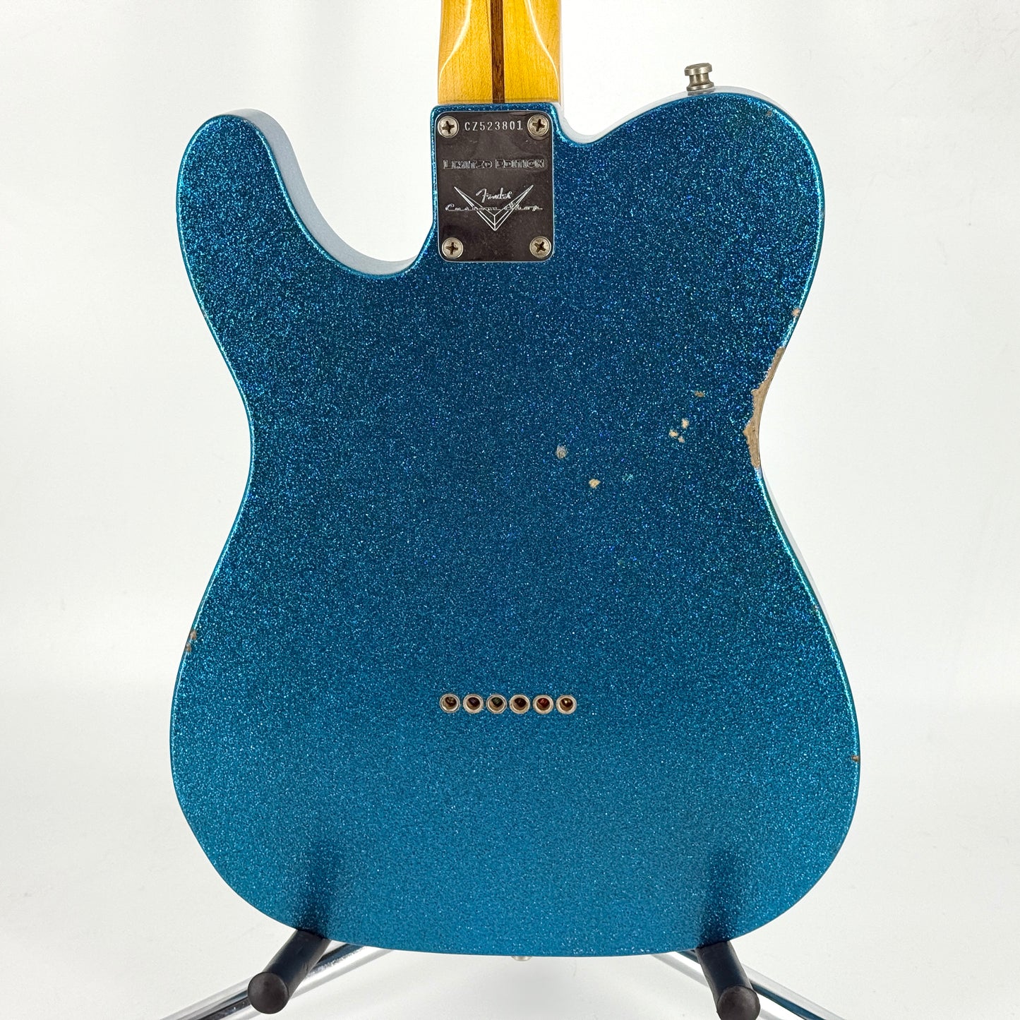 2015 Fender Custom Shop Limited Edition Caballo Tono Telecaster Relic – Lake Placid Blue Sparkle