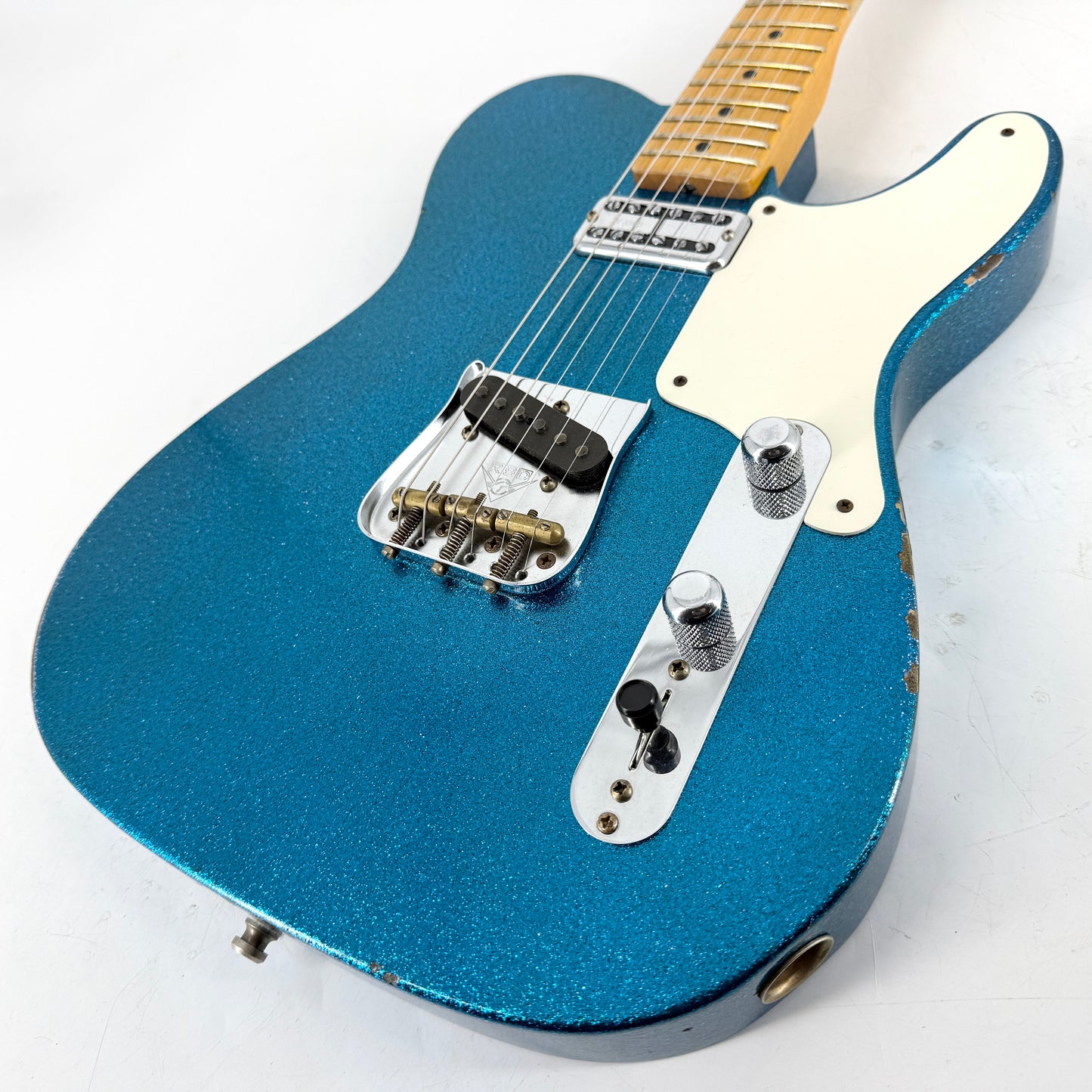 2015 Fender Custom Shop Limited Edition Caballo Tono Telecaster Relic – Lake Placid Blue Sparkle