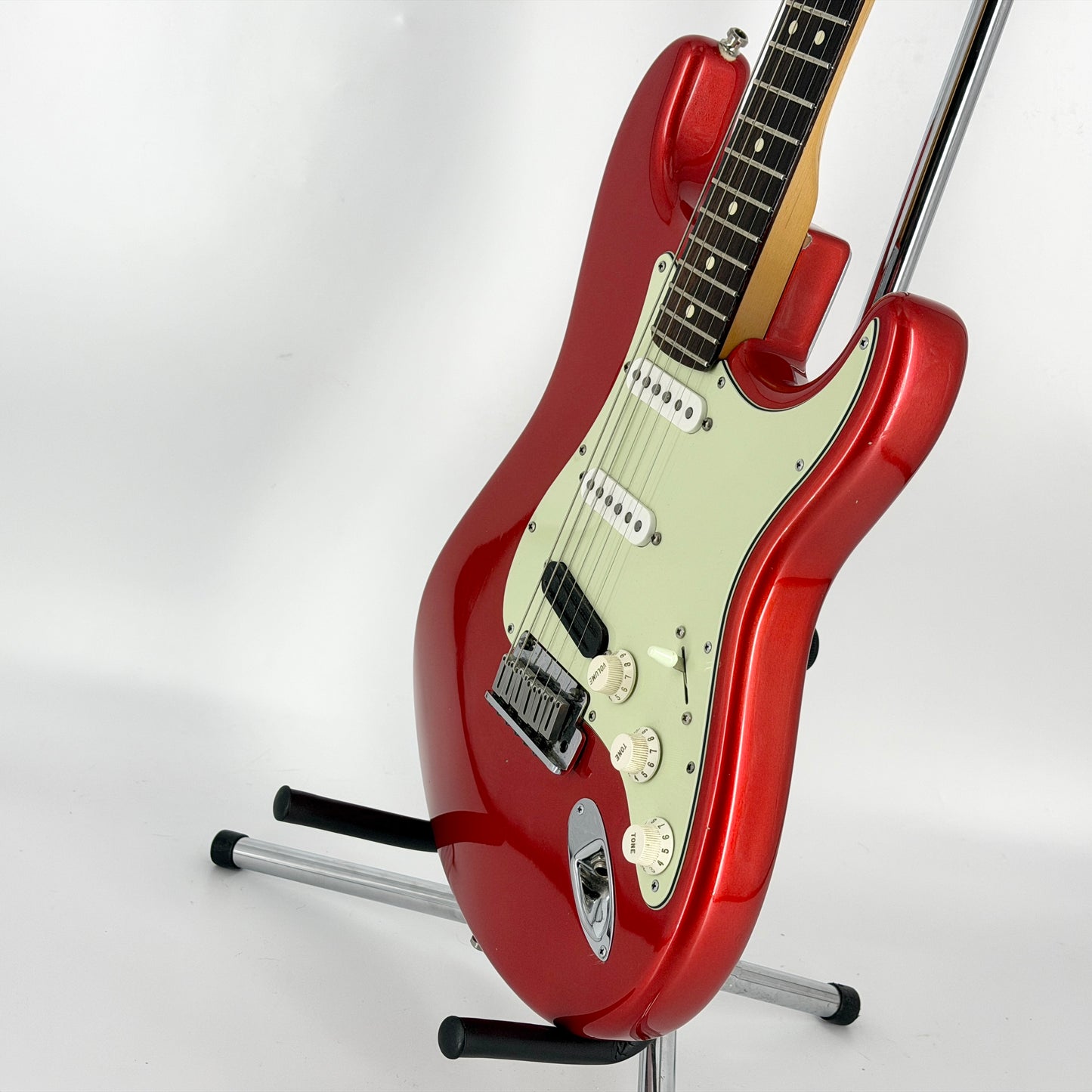 2001 Fender American Series Stratocaster – Chrome Red