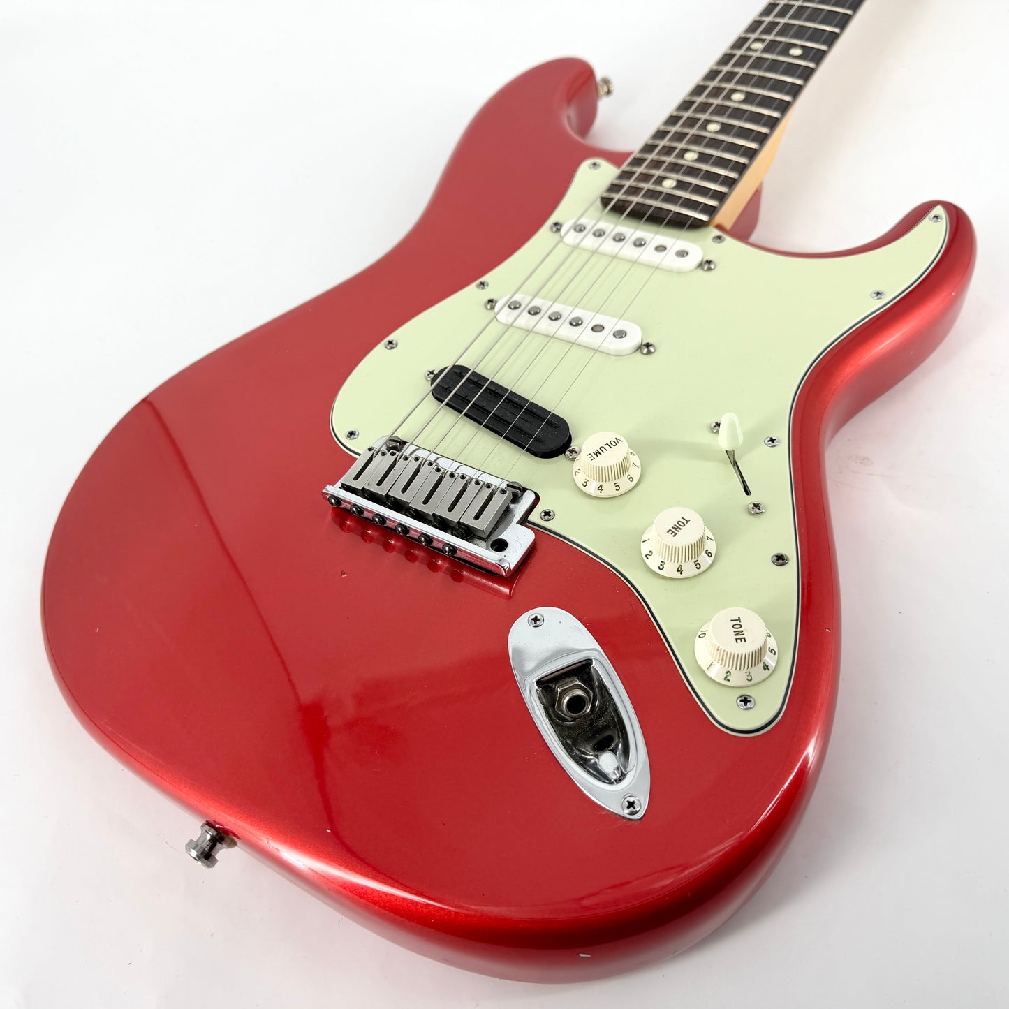 2001 Fender American Series Stratocaster – Chrome Red