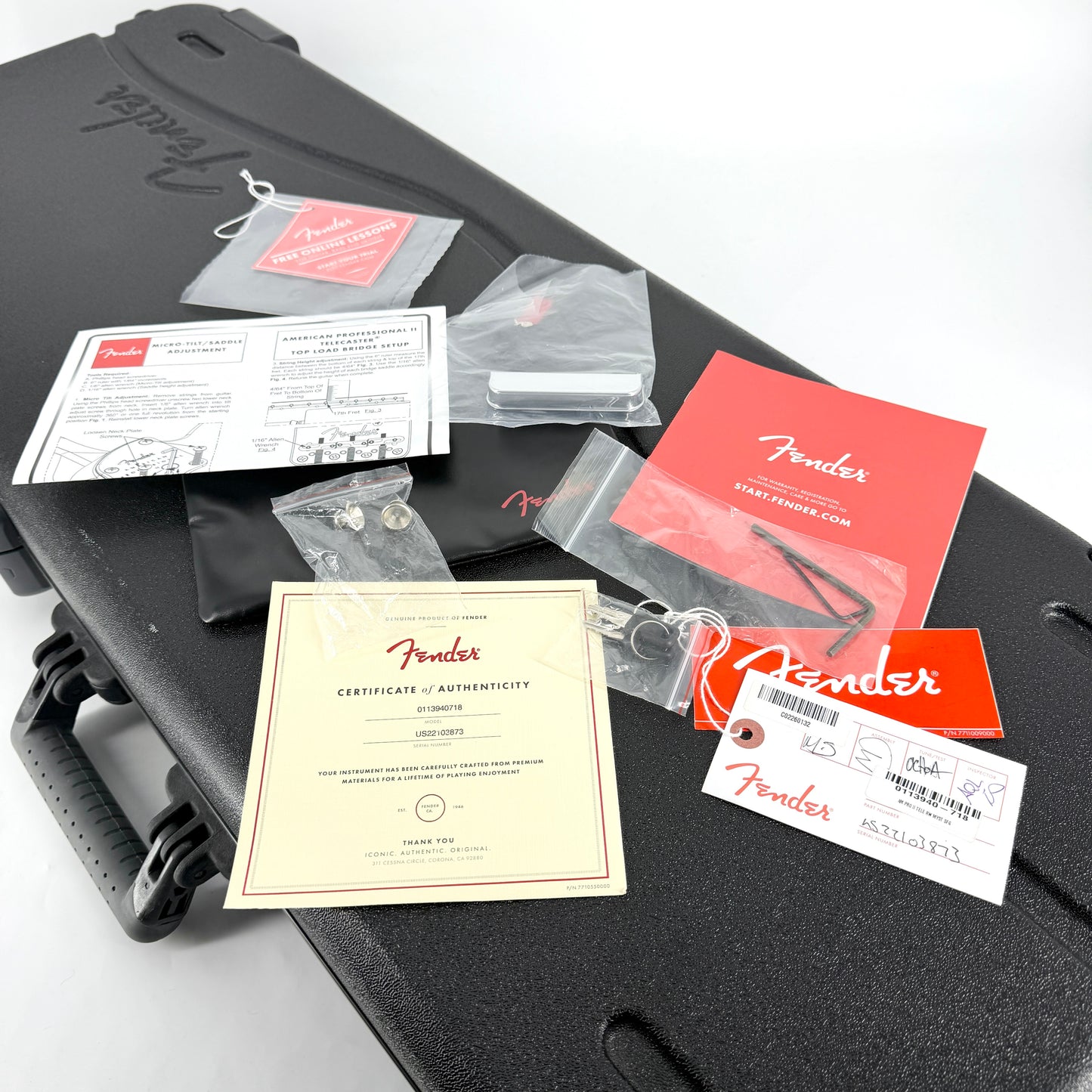 2022 Fender American Professional II Telecaster - Mystic Surf Green