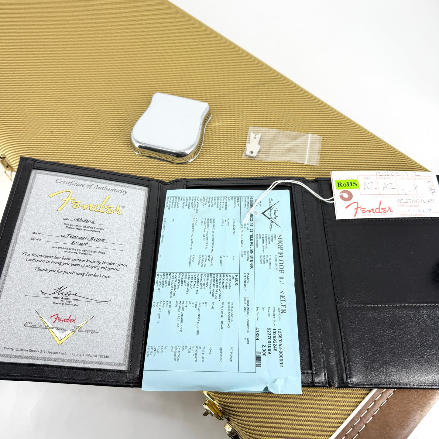 2021 Fender Custom Shop ’52 Relic Telecaster – Butterscotch Blonde