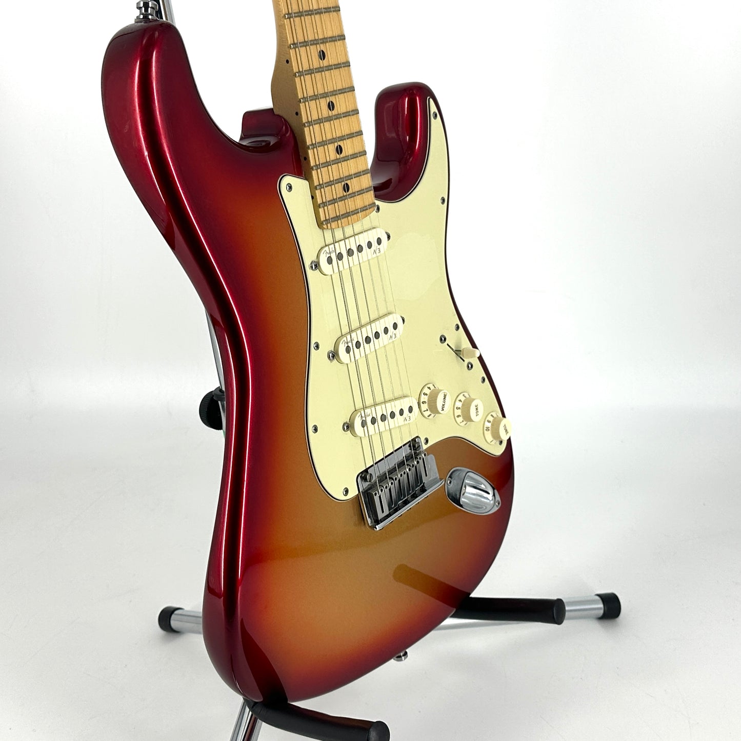 2010 Fender American Deluxe Stratocaster – Sunset Metallic