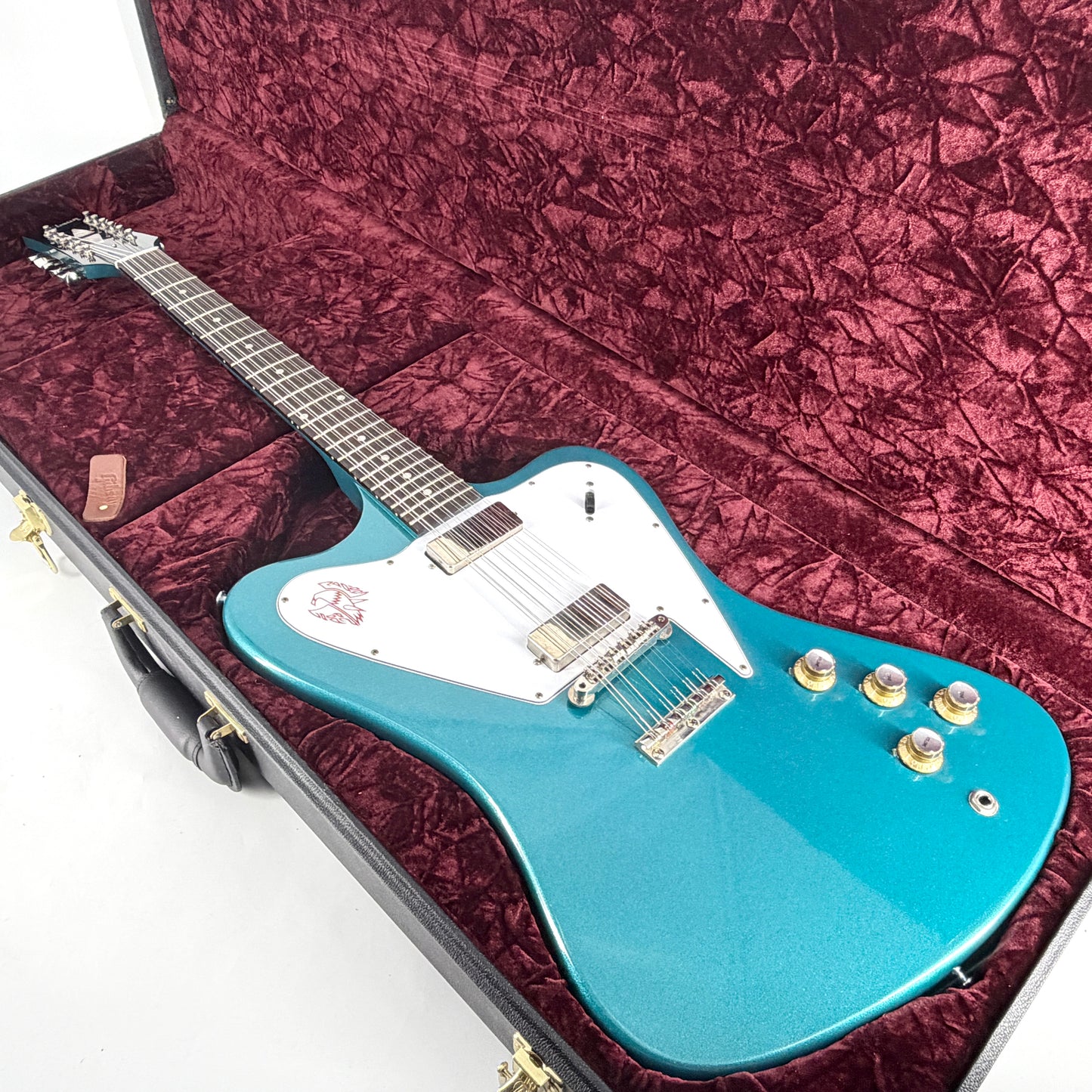2024 Gibson Custom Shop 1965 Non-Reverse Firebird V 12 String - Aqua Mist