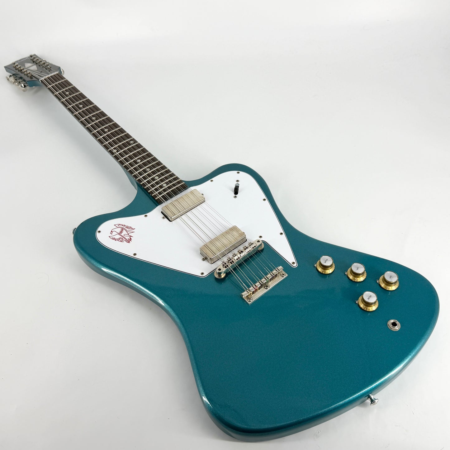 2024 Gibson Custom Shop 1965 Non-Reverse Firebird V 12 String - Aqua Mist