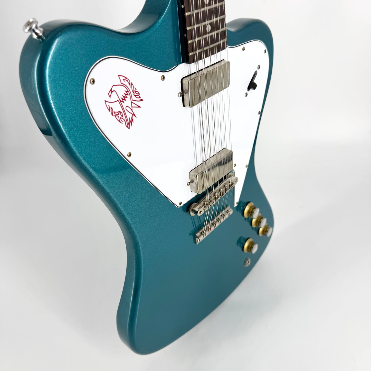 2024 Gibson Custom Shop 1965 Non-Reverse Firebird V 12 String - Aqua Mist