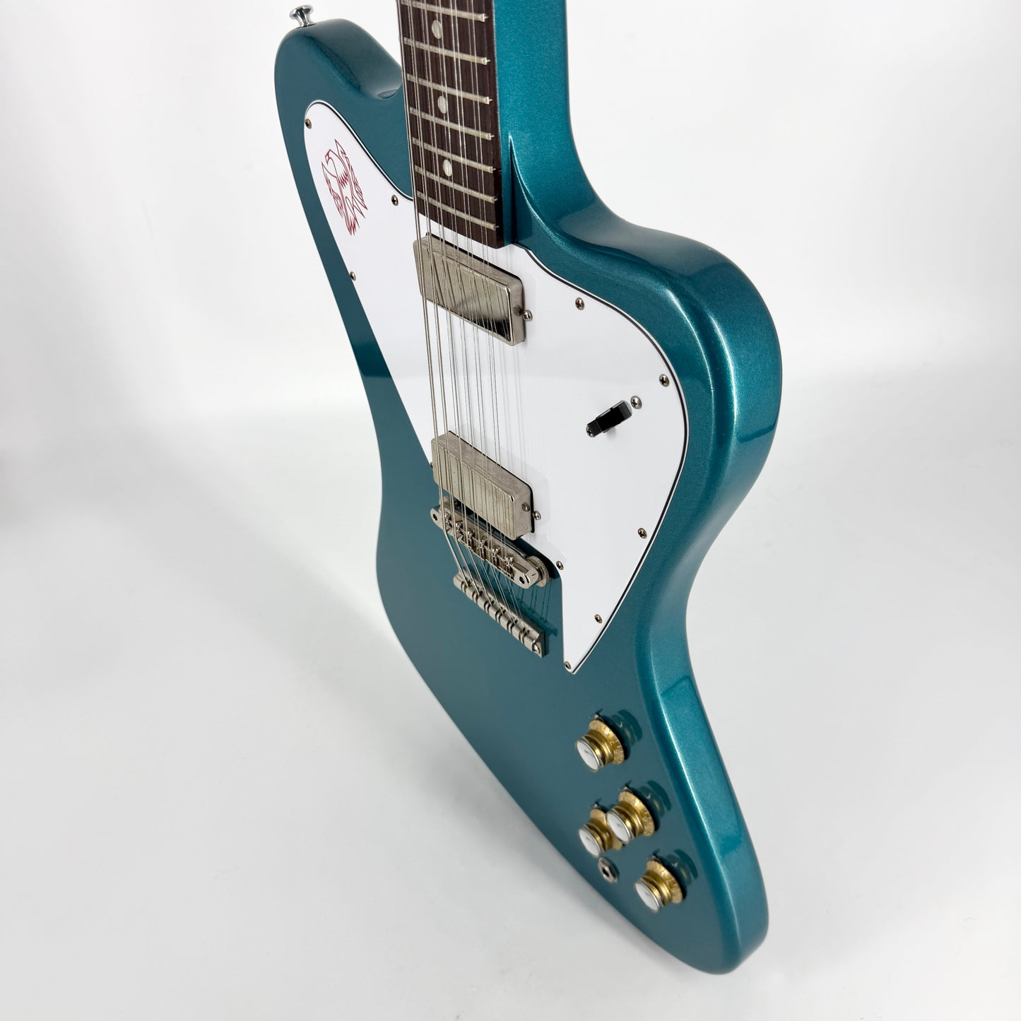 2024 Gibson Custom Shop 1965 Non-Reverse Firebird V 12 String - Aqua Mist
