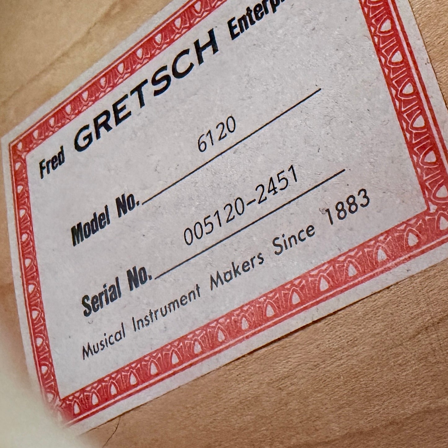 2002 Gretsch G6120 – Orange