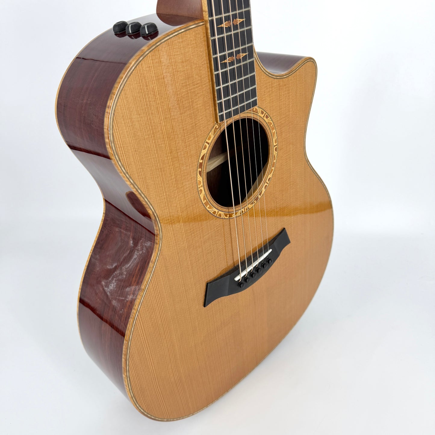2017 Taylor Custom Grand Auditorium - Dark Cedar + Cocobolo