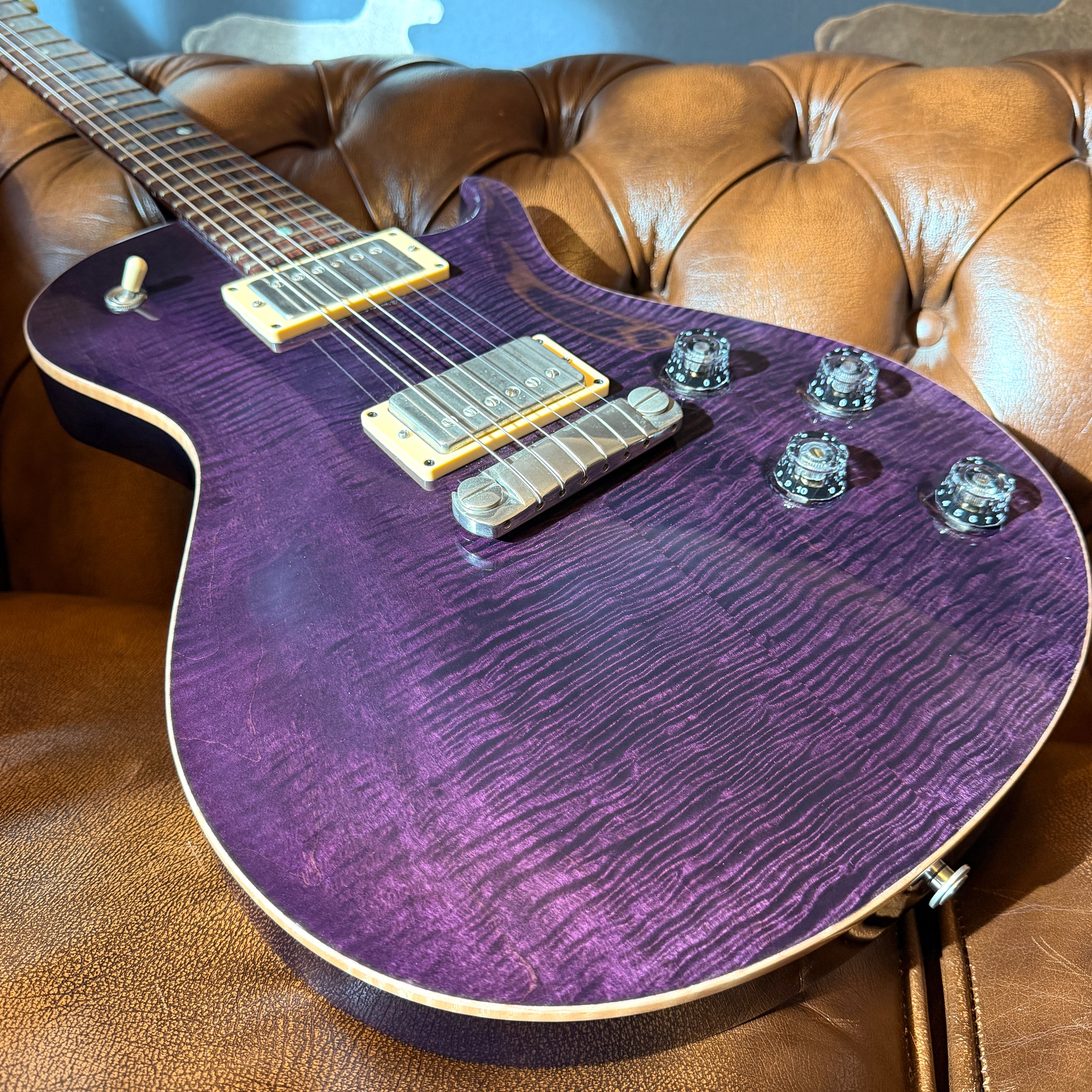 2001 PRS Singlecut 10-Top - Trans Purple – Jordan Guitars