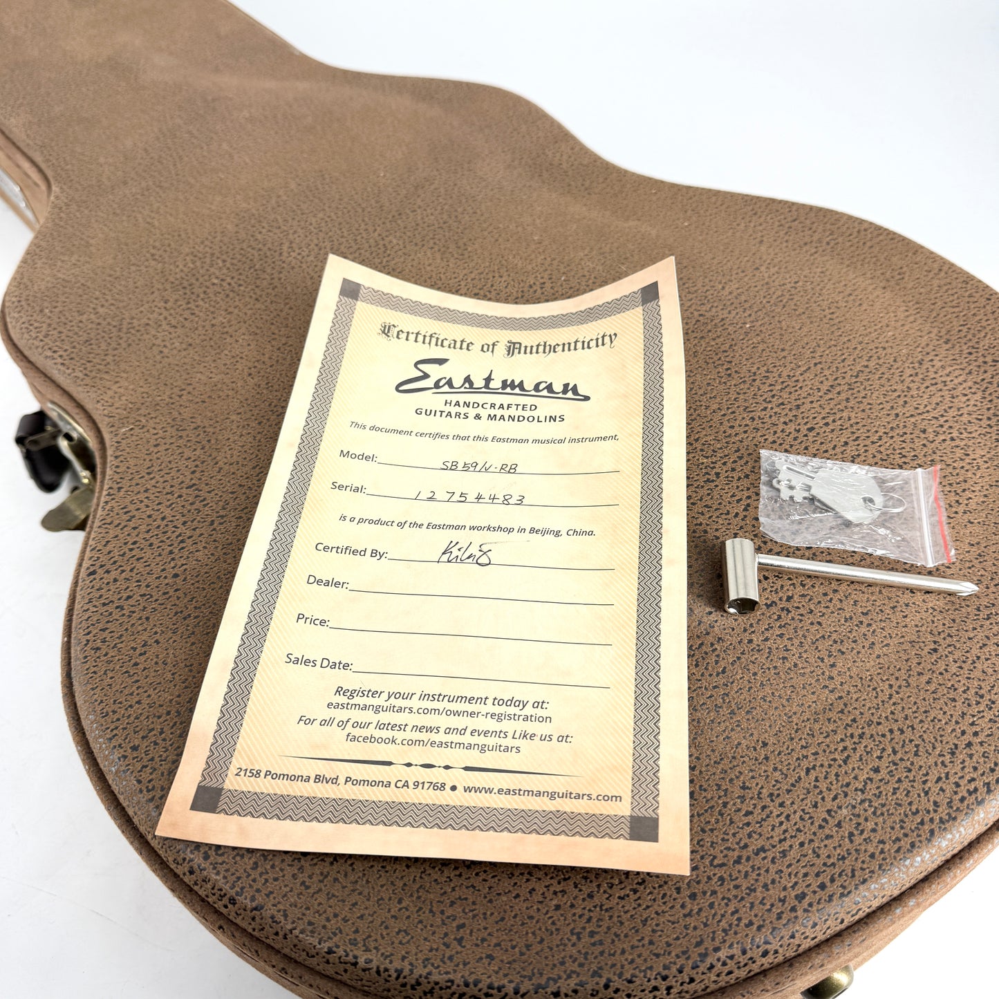 2022 Eastman SB59/V - Red Burst