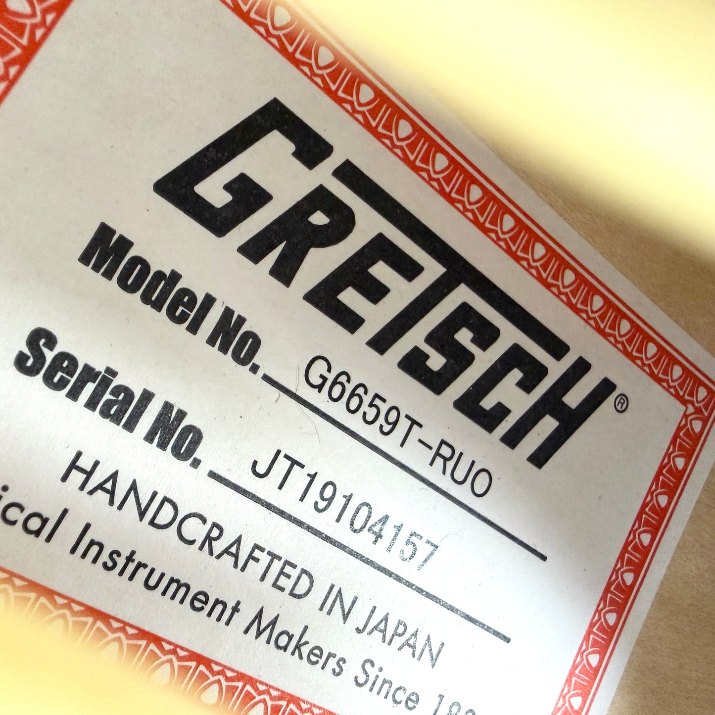 2020 Gretsch Players Edition G6659T Broadkaster Jnr - Roundup Orange