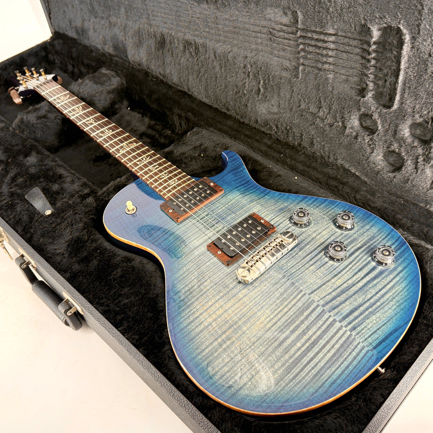 2012 PRS Chris Henderson Signature 10 Top - Faded Blue Burst