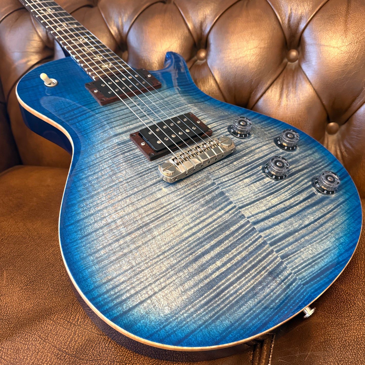 2012 PRS Chris Henderson Signature 10 Top - Faded Blue Burst