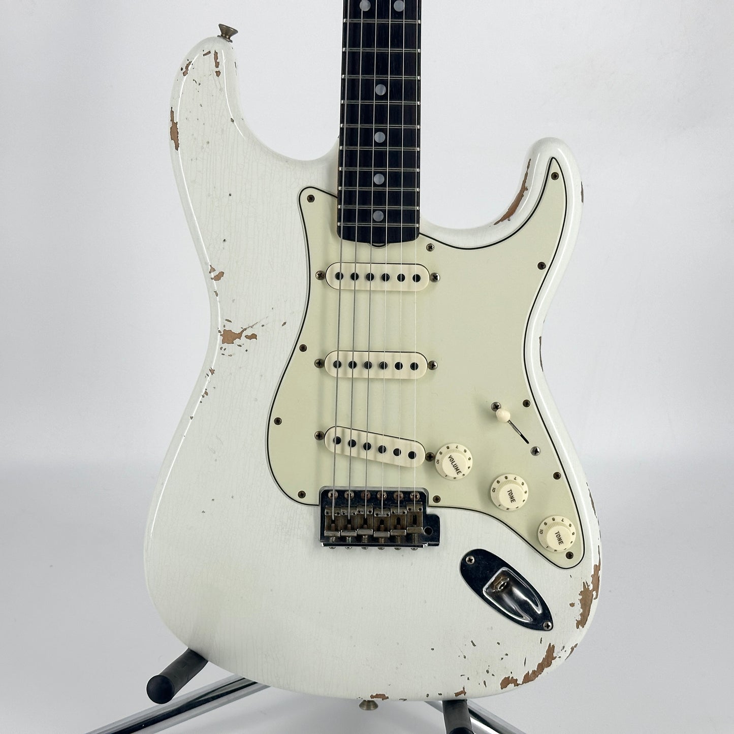 2021 Fender Custom Shop ‘64 Stratocaster Heavy Relic – Olympic White