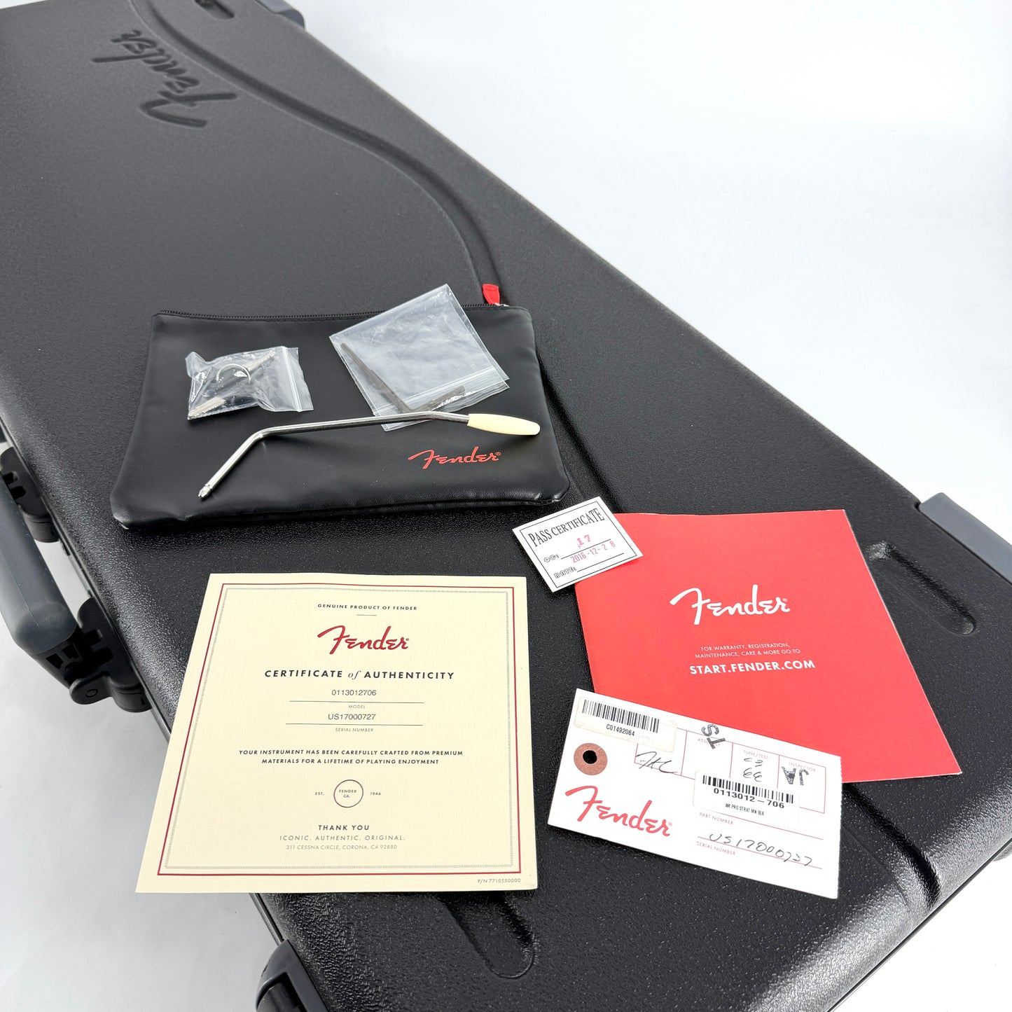 2017 Fender American Professional Stratocaster - Black