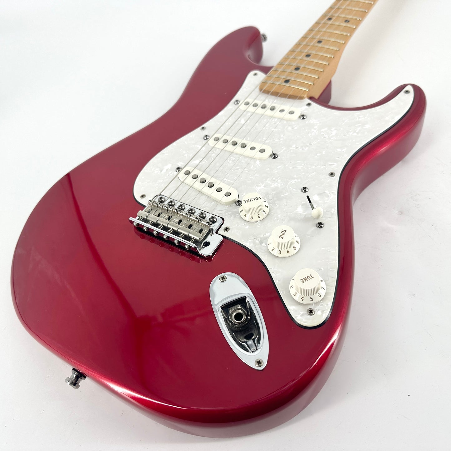 2006 Fender Jimmie Vaughan Tex-Mex Stratocaster – Candy Apple Red