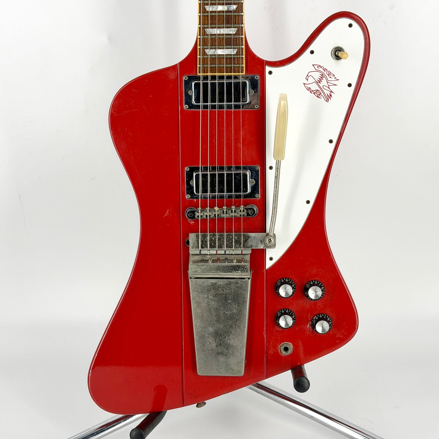 1990 Gibson Firebird V Reissue - Cardinal Red