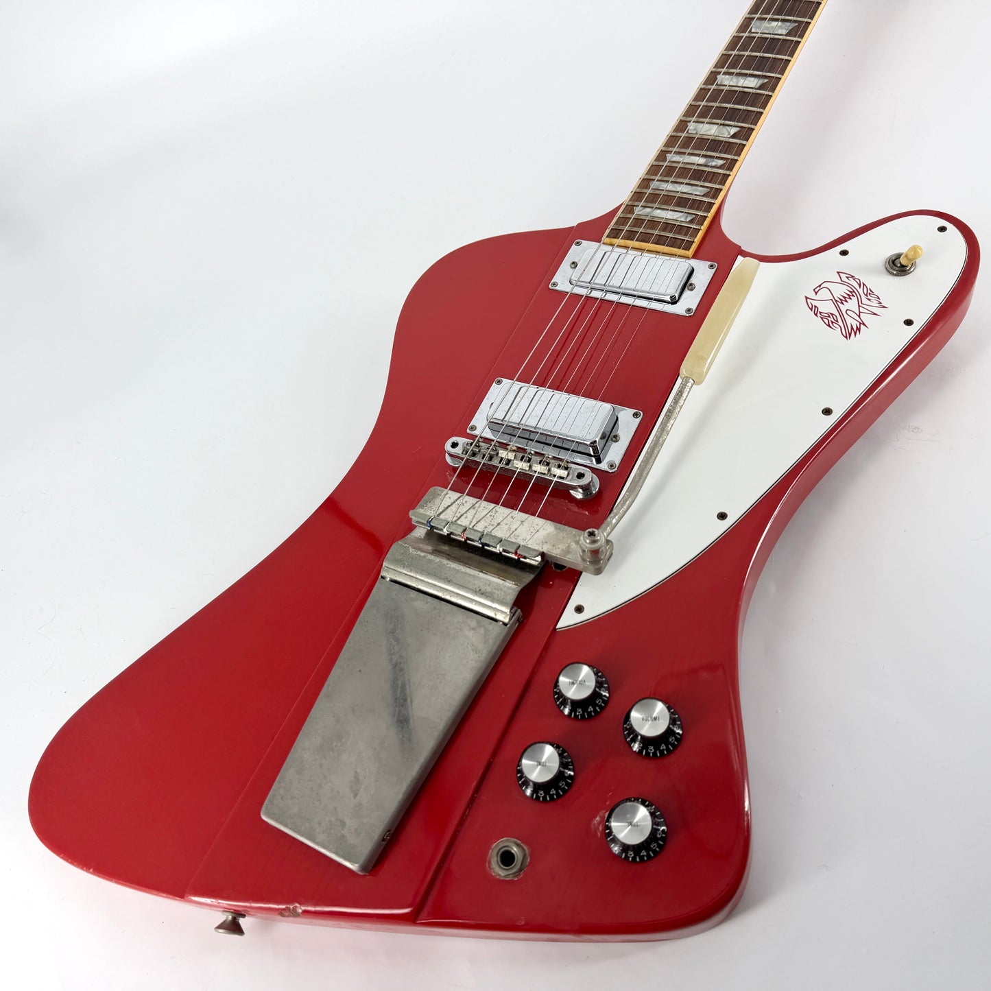 1990 Gibson Firebird V Reissue - Cardinal Red