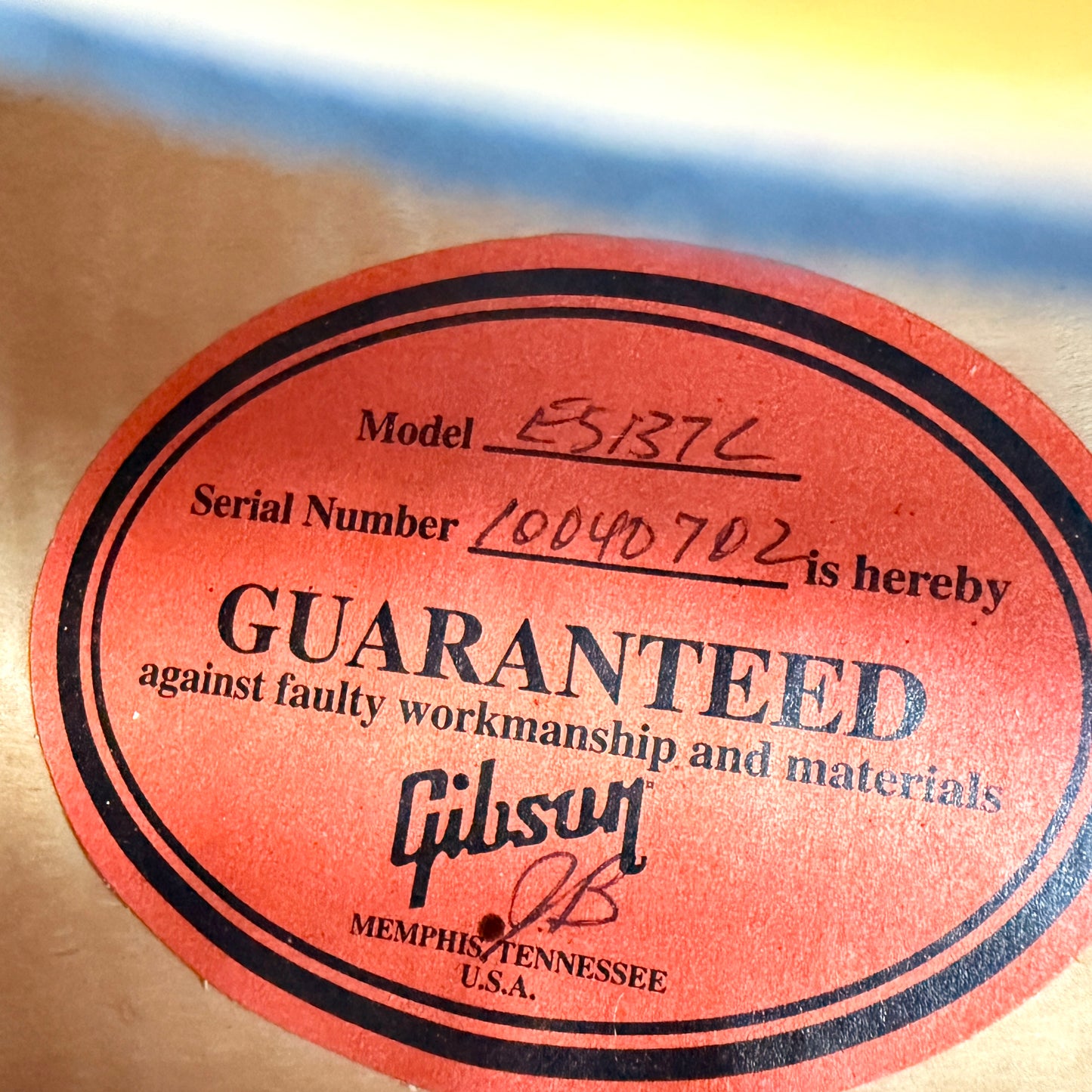 2011 Gibson Custom ES-137 Classic - Light Burst
