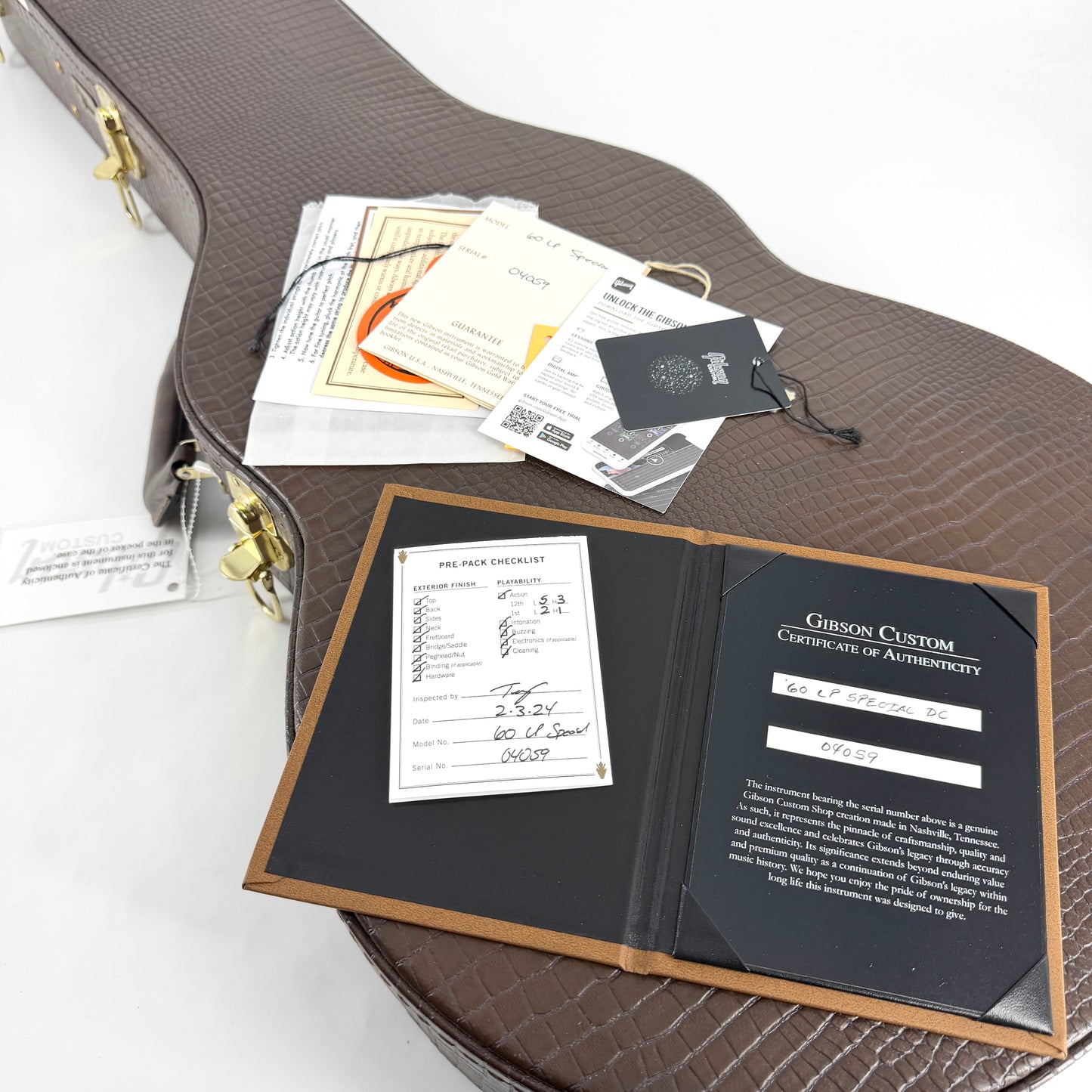 2024 Gibson Custom Shop 1960 Les Paul Special DC - Sixties Cherry