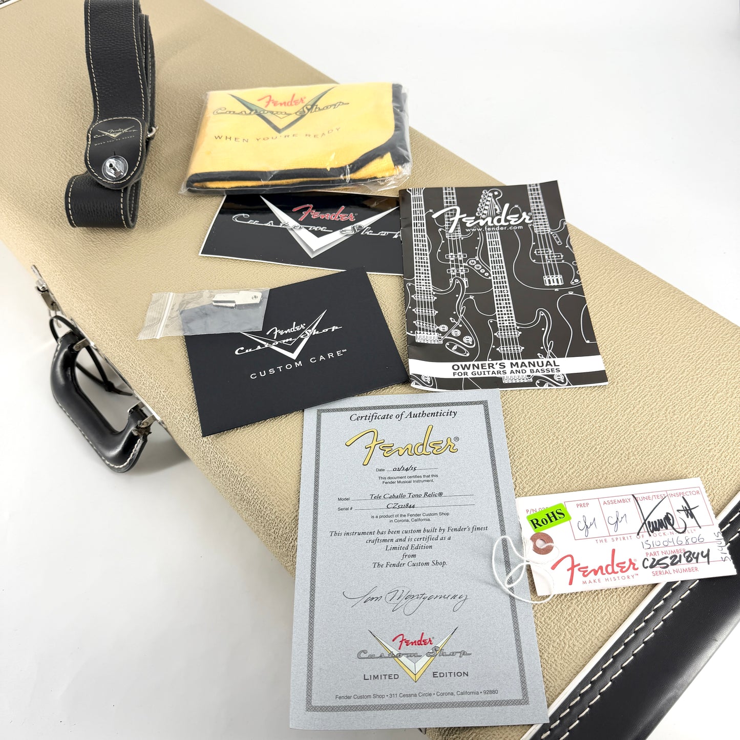 2015 Fender Custom Shop Limited Edition Caballo Tono Telecaster Relic – Black