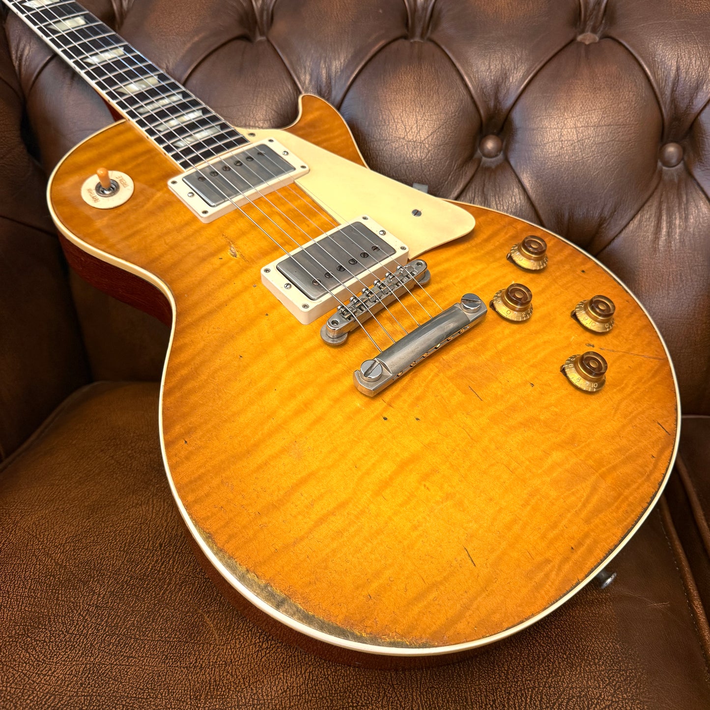 2023 Gibson Custom Murphy Lab 1959 Les Paul Ultra Heavy Aged 59 R9 - Lemon Burst
