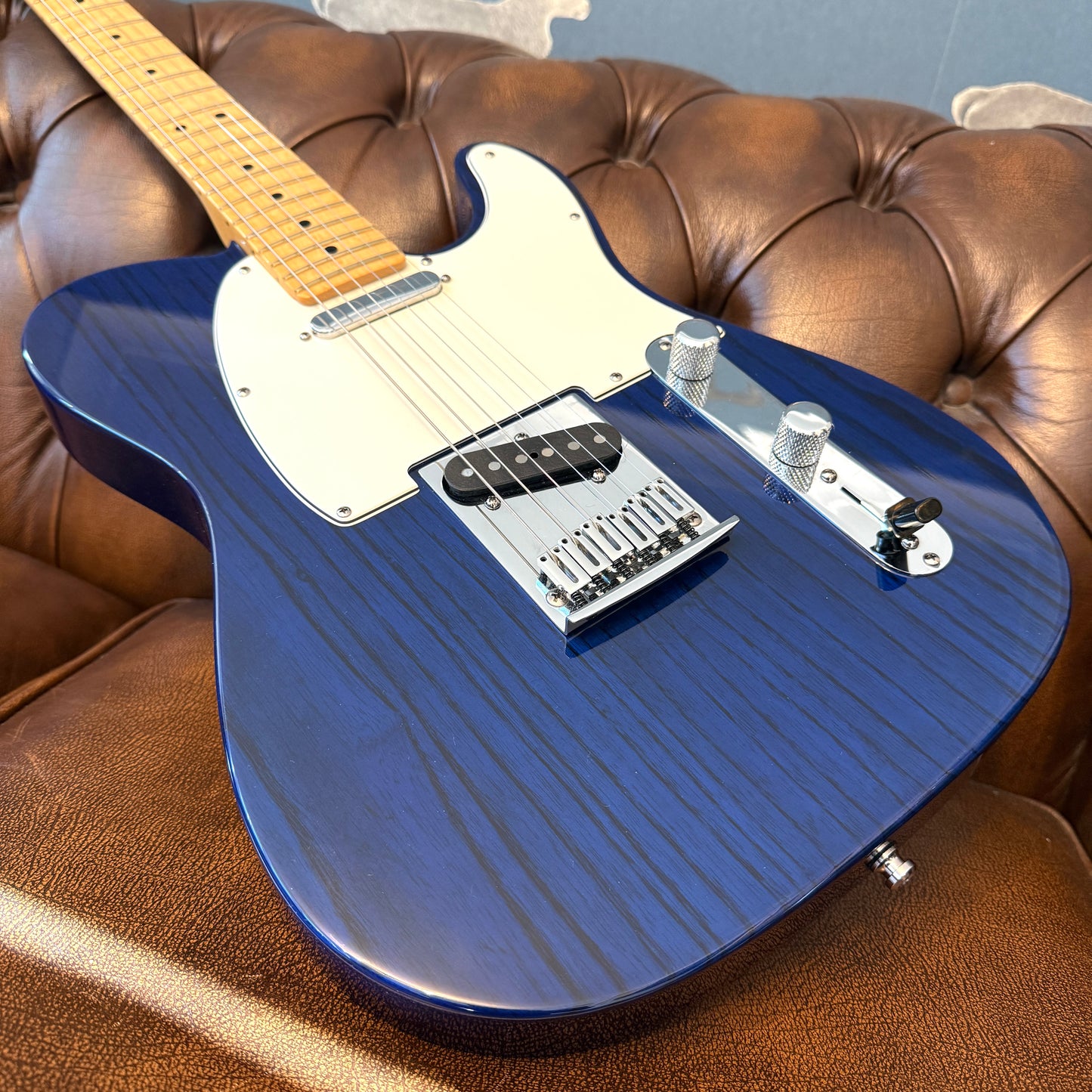 2007 Fender Custom Shop Custom Classic Telecaster - Cobalt Blue Transparent