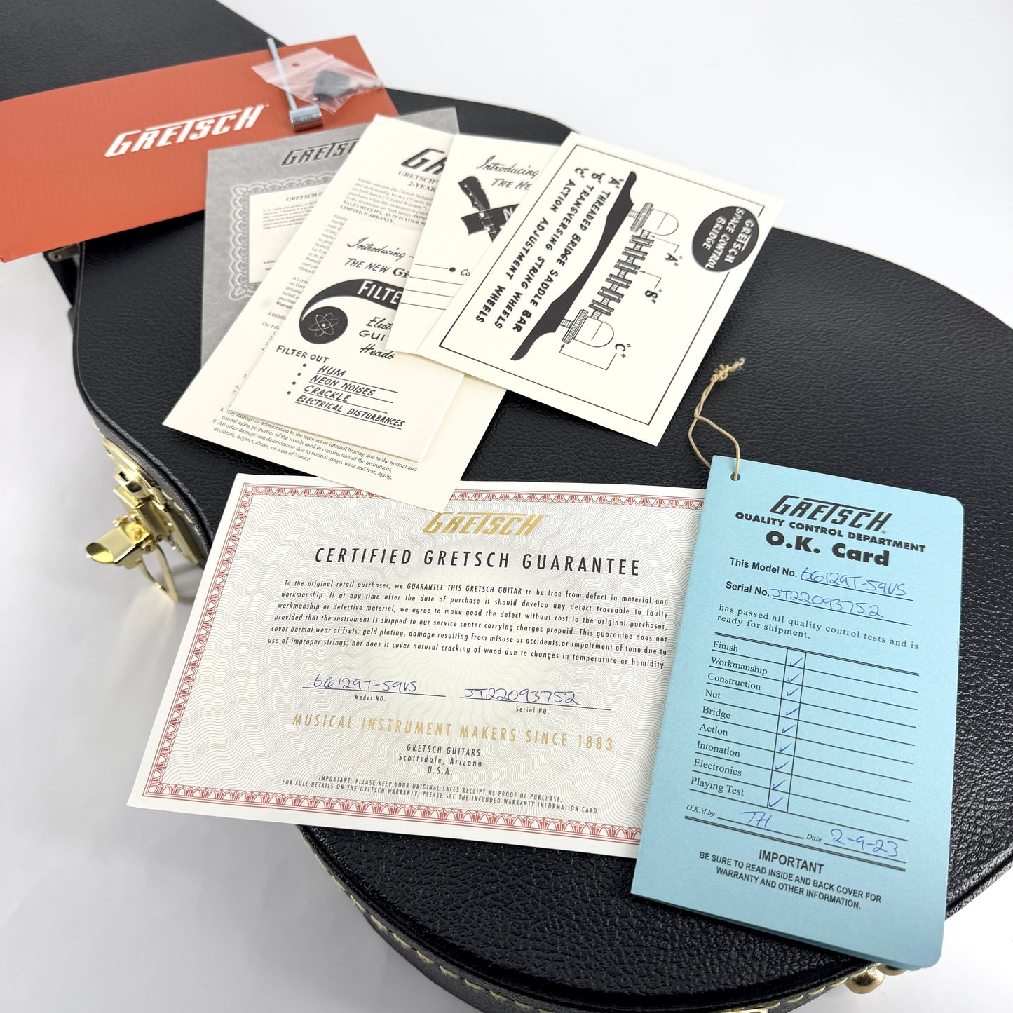 2023 Gretsch '59 Silver Jet Vintage Select G6129T-59VS - Silver Sparkle