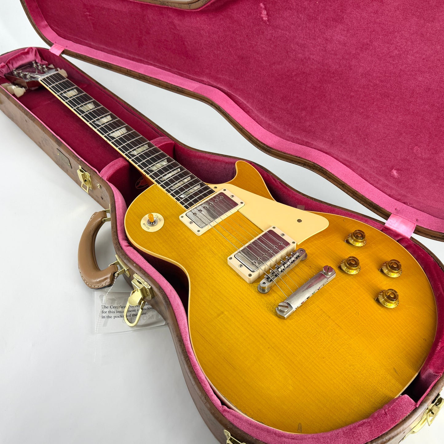 2023 Gibson Custom Murphy Lab 1958 Les Paul Light Aged - Lemon Burst