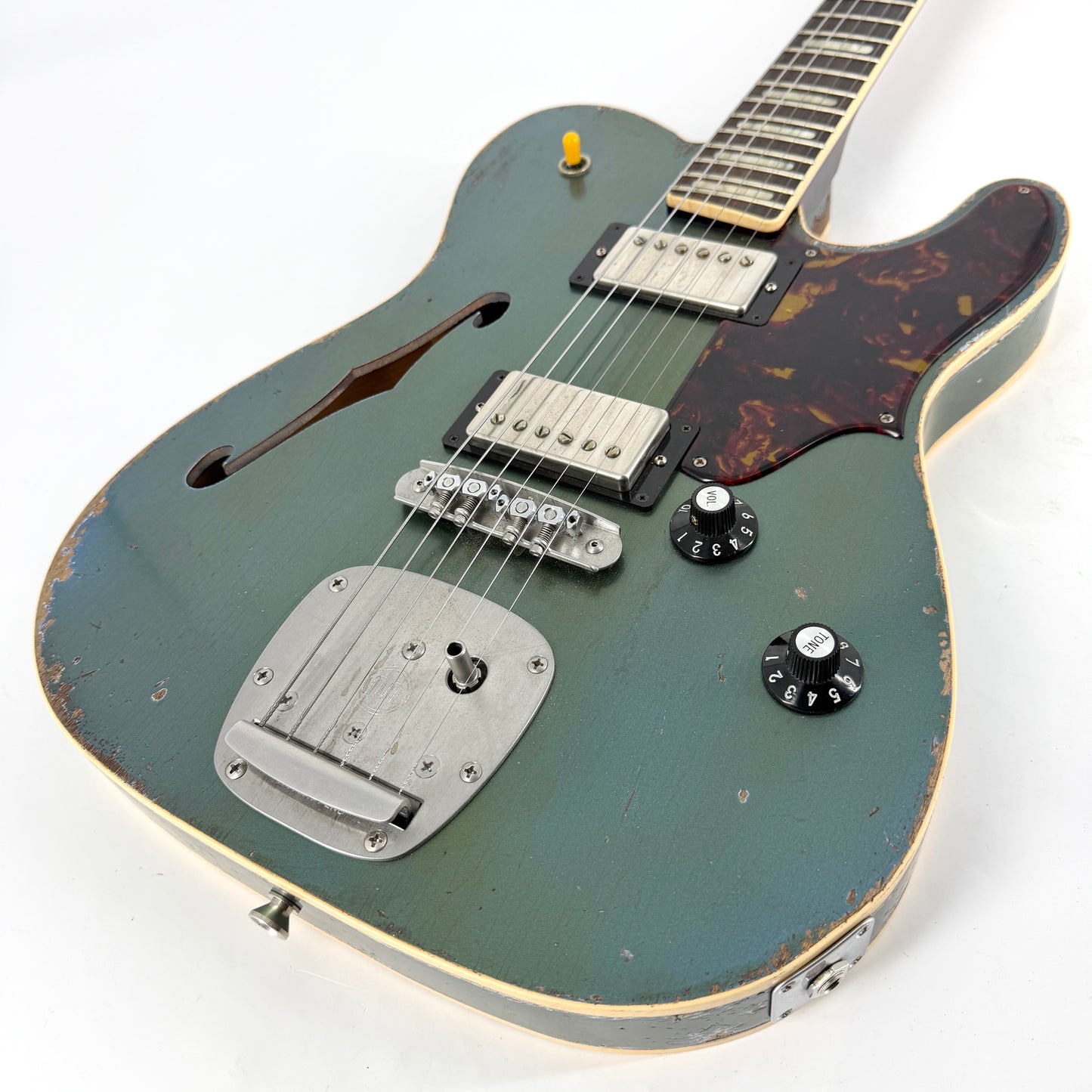 2024 Castedosa Marianna Semi-Hollow Masterbuilt Relic - Aged Lake Placid Blue