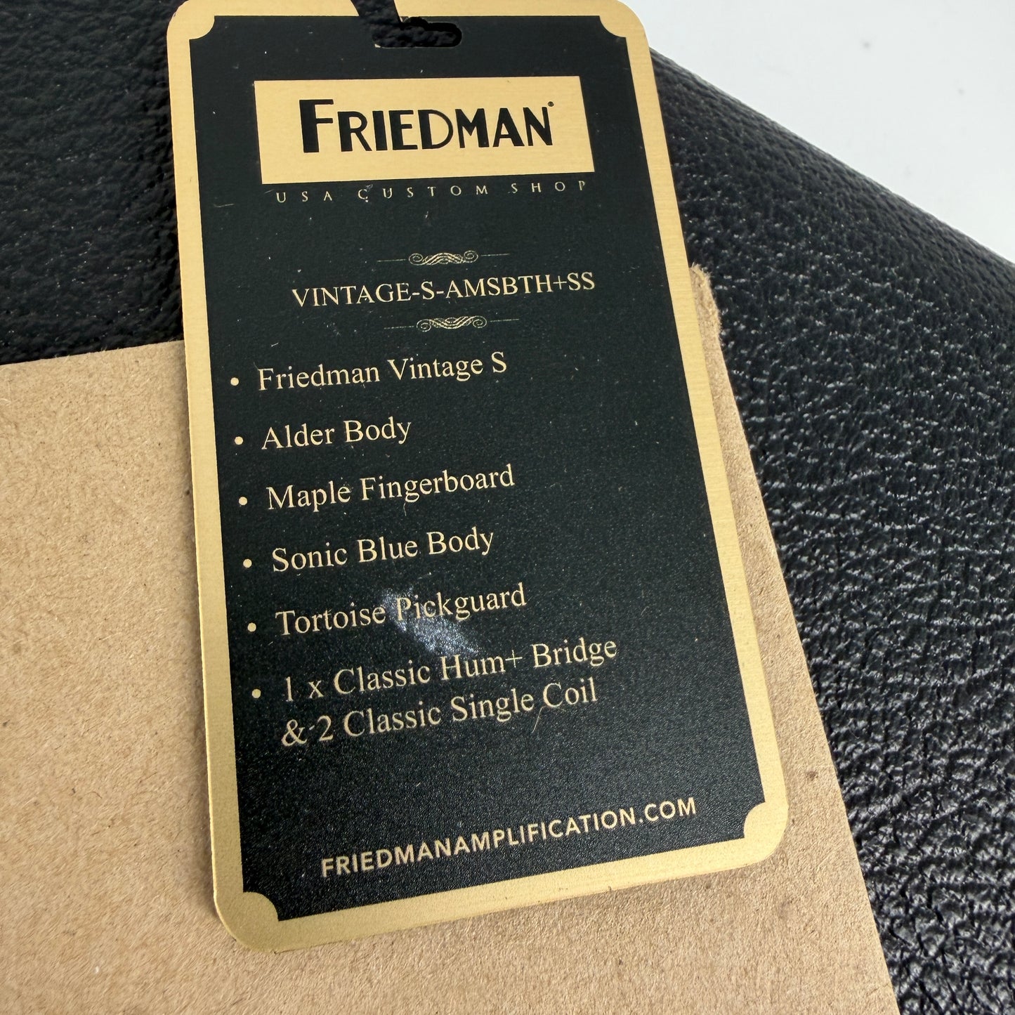 2018 Friedman Vintage S HSS Relic – Sonic Blue