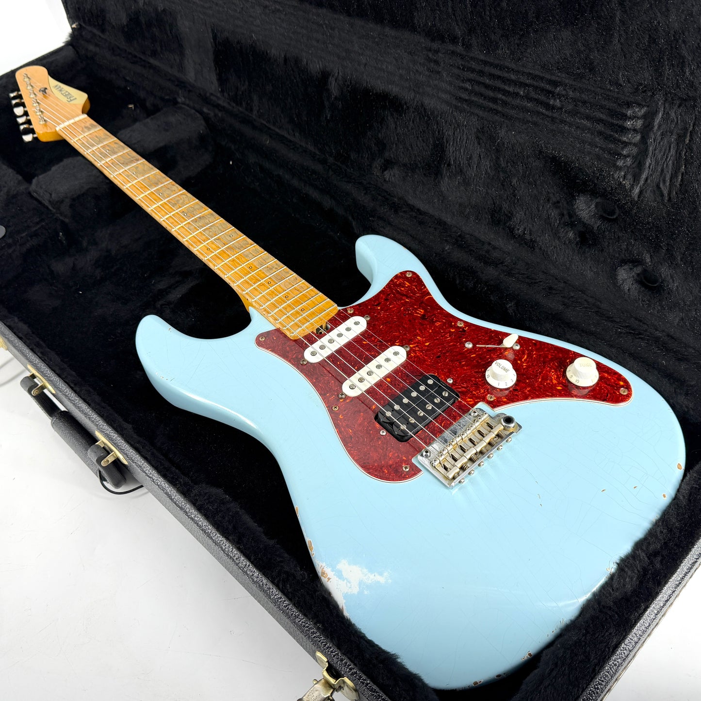 2018 Friedman Vintage S HSS Relic – Sonic Blue
