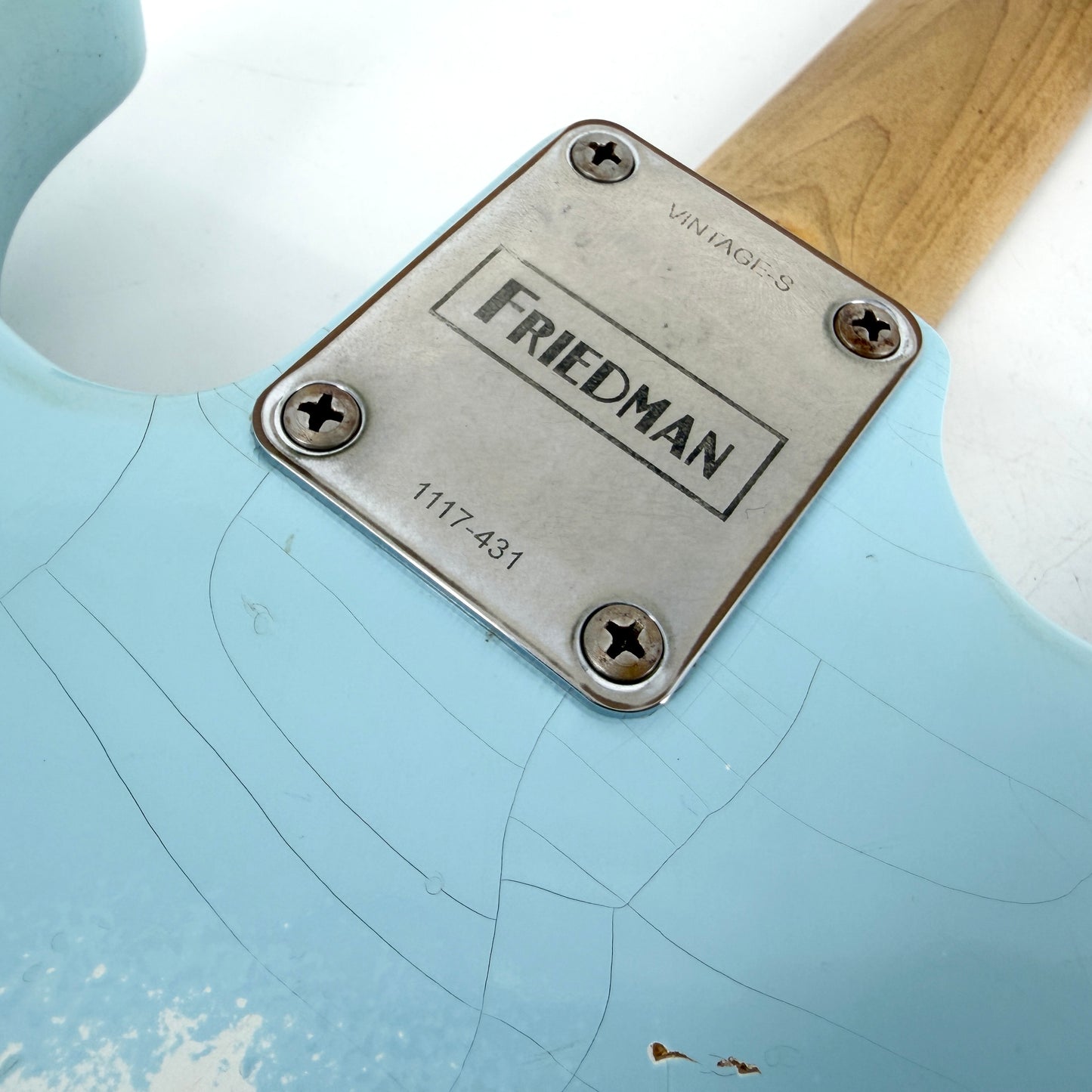 2018 Friedman Vintage S HSS Relic – Sonic Blue