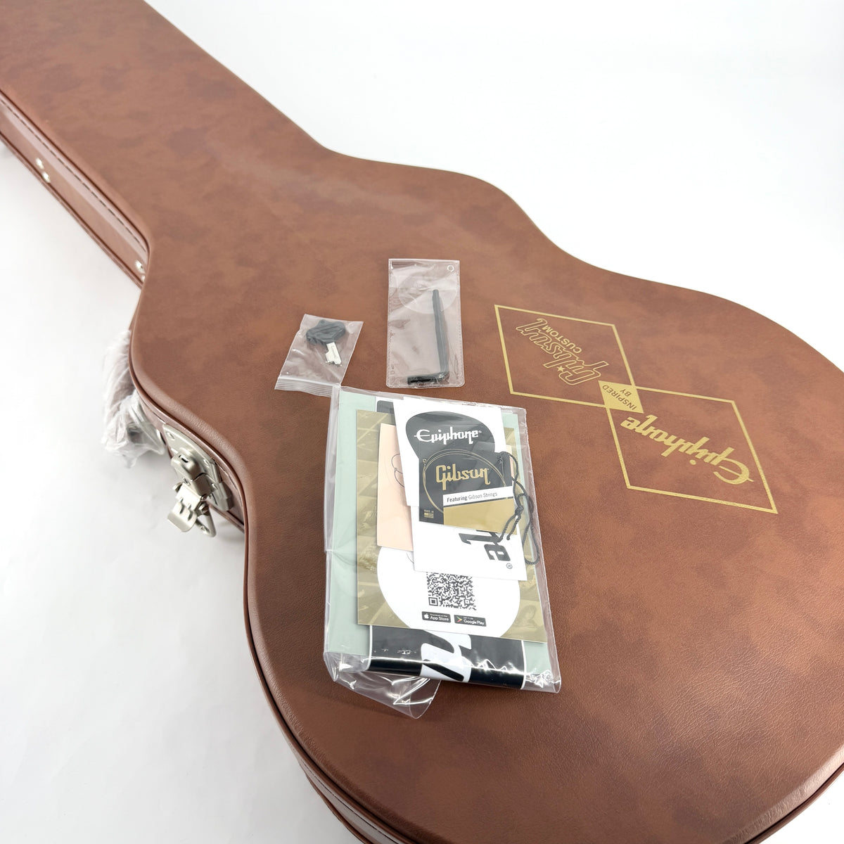 2024 Epiphone Inspired by Gibson Custom 1959 Les Paul Standard Reissue - Washed Bourbon Burst (Copy)