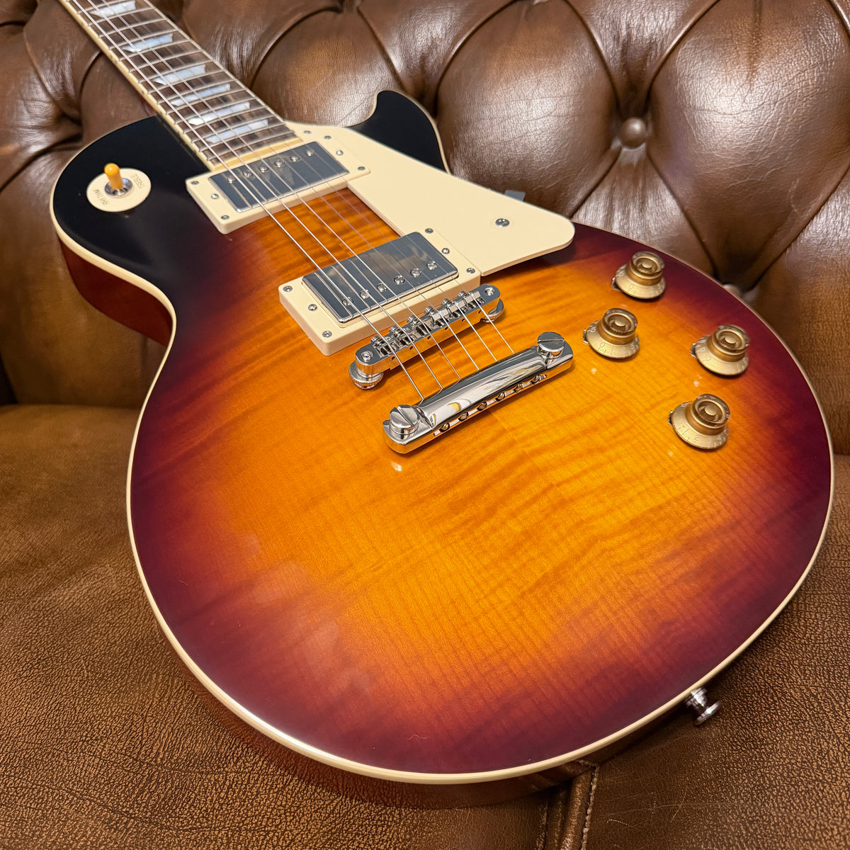 2024 Epiphone Inspired by Gibson Custom 1959 Les Paul Standard Reissue - Washed Bourbon Burst (Copy)