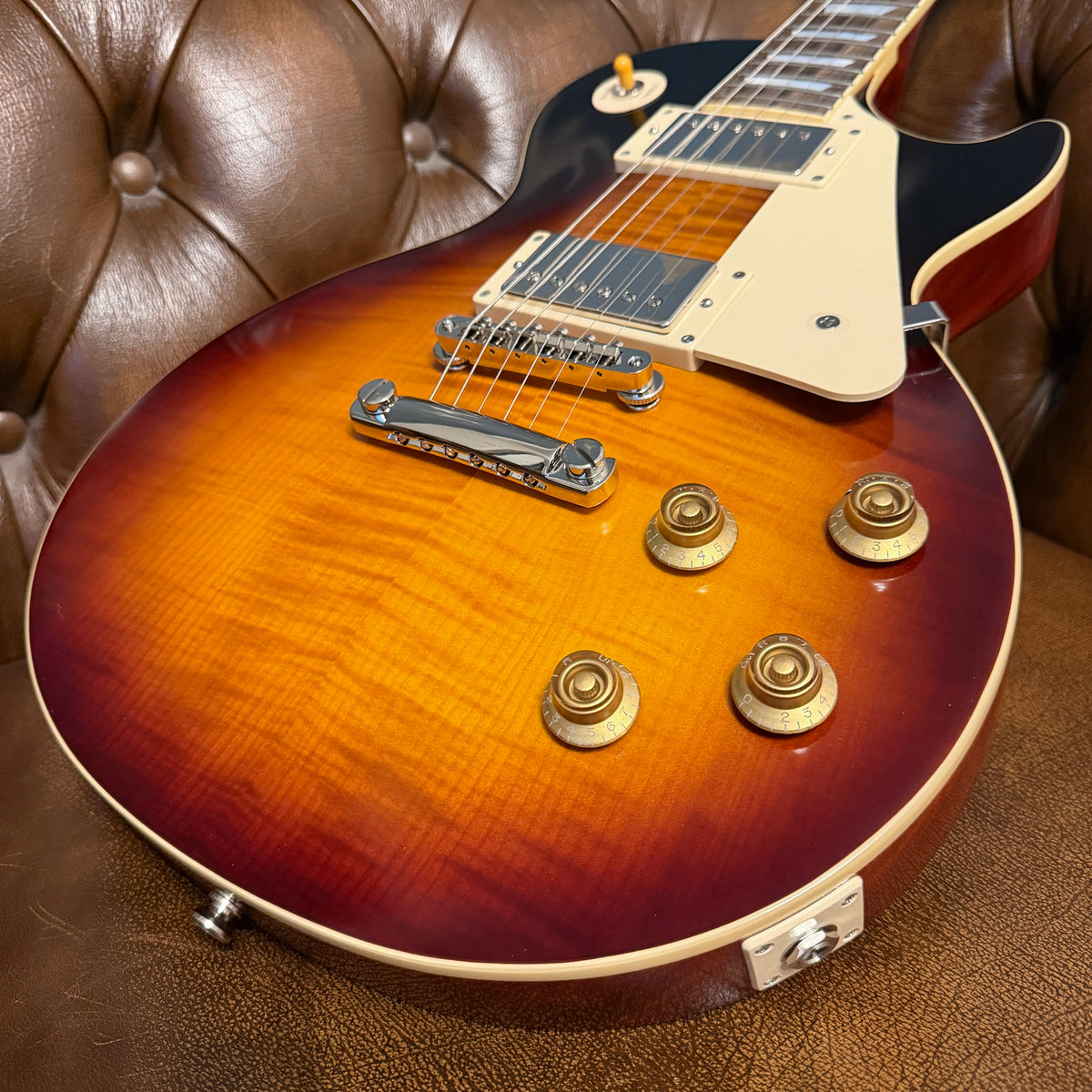 2024 Epiphone Inspired by Gibson Custom 1959 Les Paul Standard Reissue - Washed Bourbon Burst (Copy)