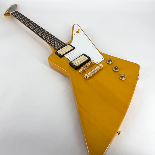 2023 Epiphone Inspired by Gibson 1958 Explorer Korina - Aged Natural