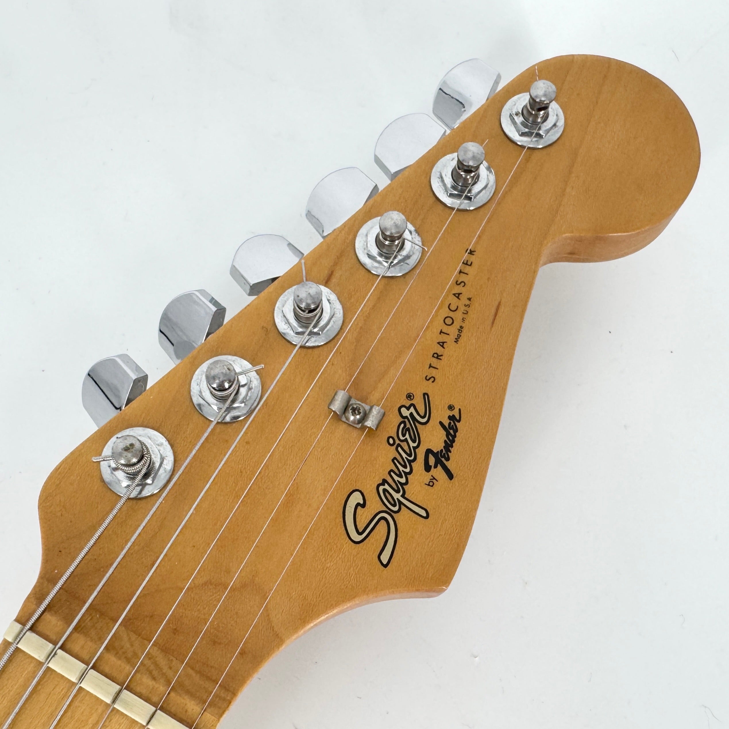 1989 Squier USA Standard Stratocaster – Black – Jordan Guitars