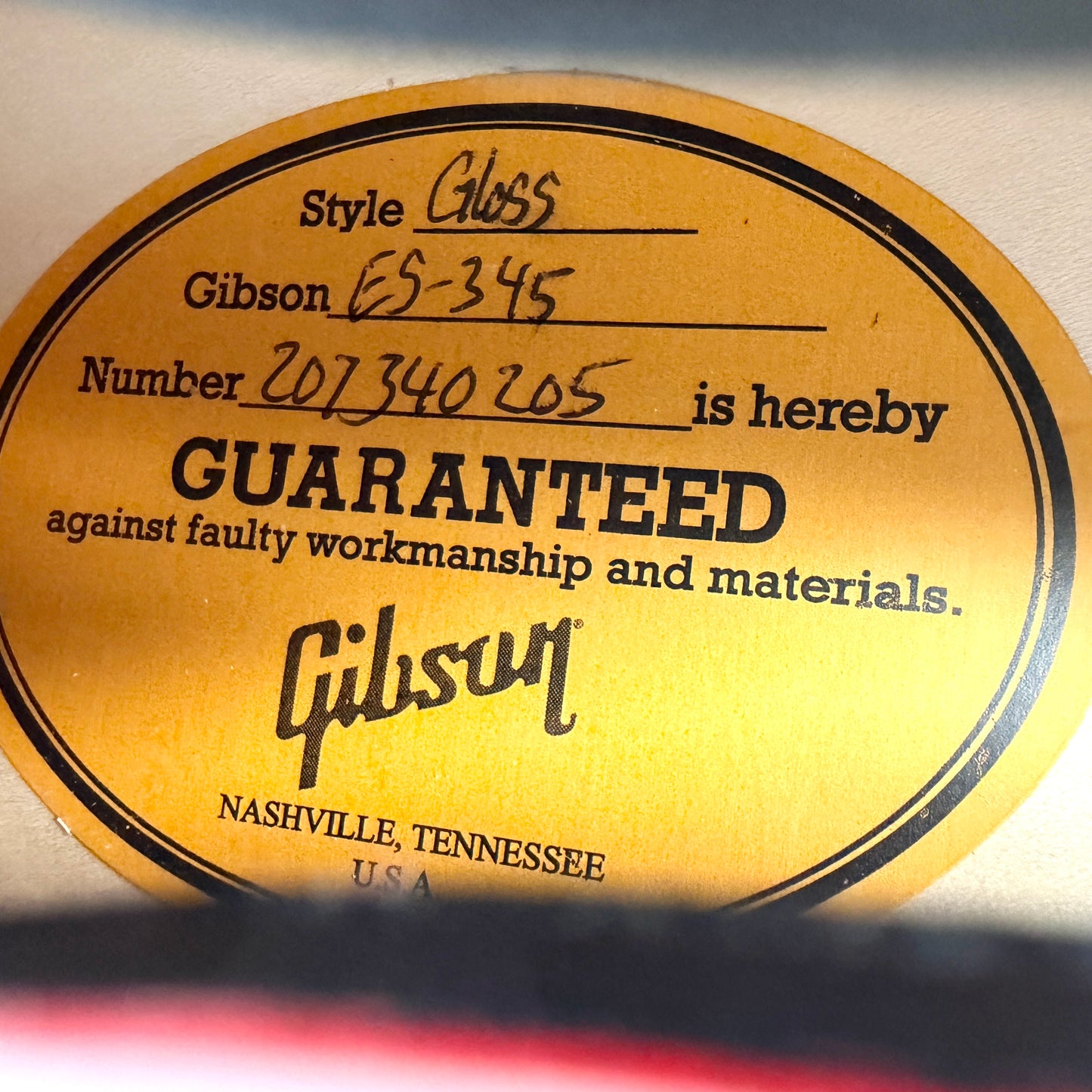 2024 Gibson ES-345  - Sixties Cherry