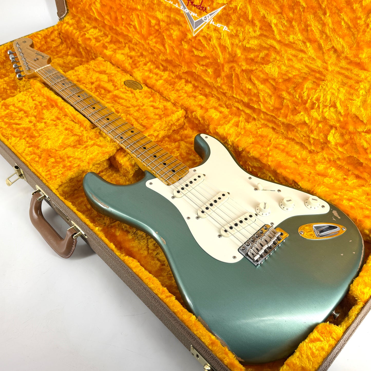 2022 Fender Custom Shop ’56 Stratocaster Relic – Aged Sherwood Green Metallic