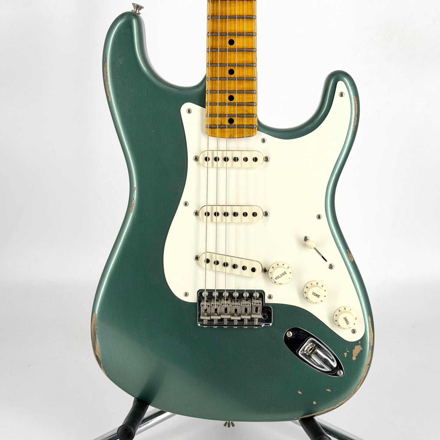 2022 Fender Custom Shop ’56 Stratocaster Relic – Aged Sherwood Green Metallic