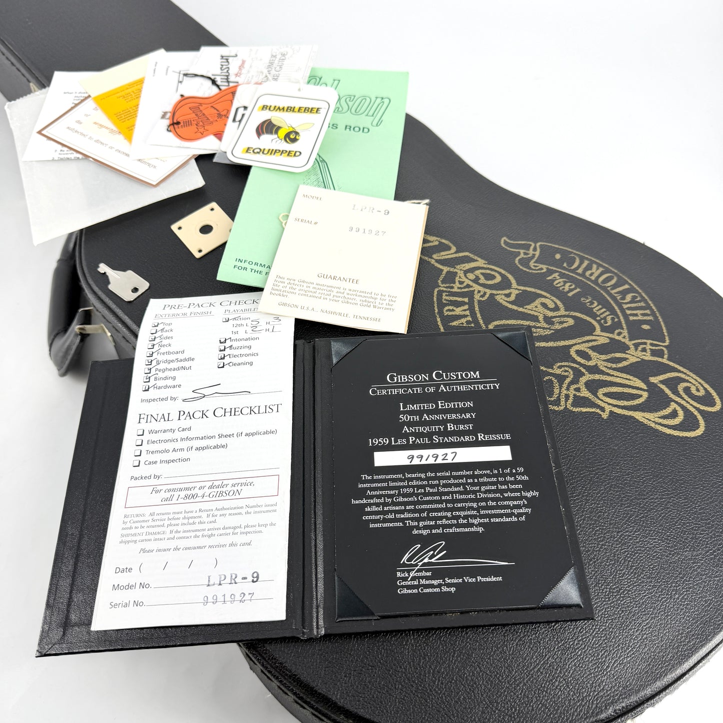 2009 Gibson Custom Shop Limited Edition 50th Anniversary 1959 Les Paul Standard Historic Reissue - Antiquity Burst